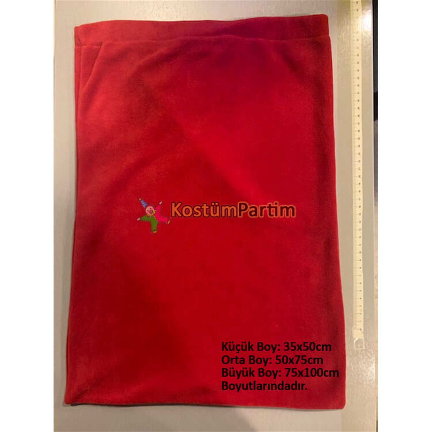 Noel Baba Çuvalı PolarYılbaşı Partisi AksesuarlarıKostümPartim ★ Noel Baba Çuvalı Polar / Yılbaşı Partisi Aksesuarları