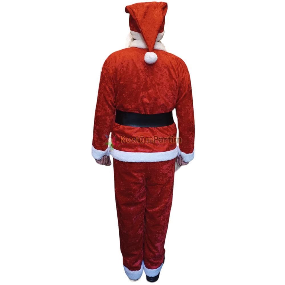 Noel Baba Kıyafeti Kadife Yetişkin Kostümü Noel Baba Kostümleri Noel Baba Kıyafeti Kadife - KostümPartim®