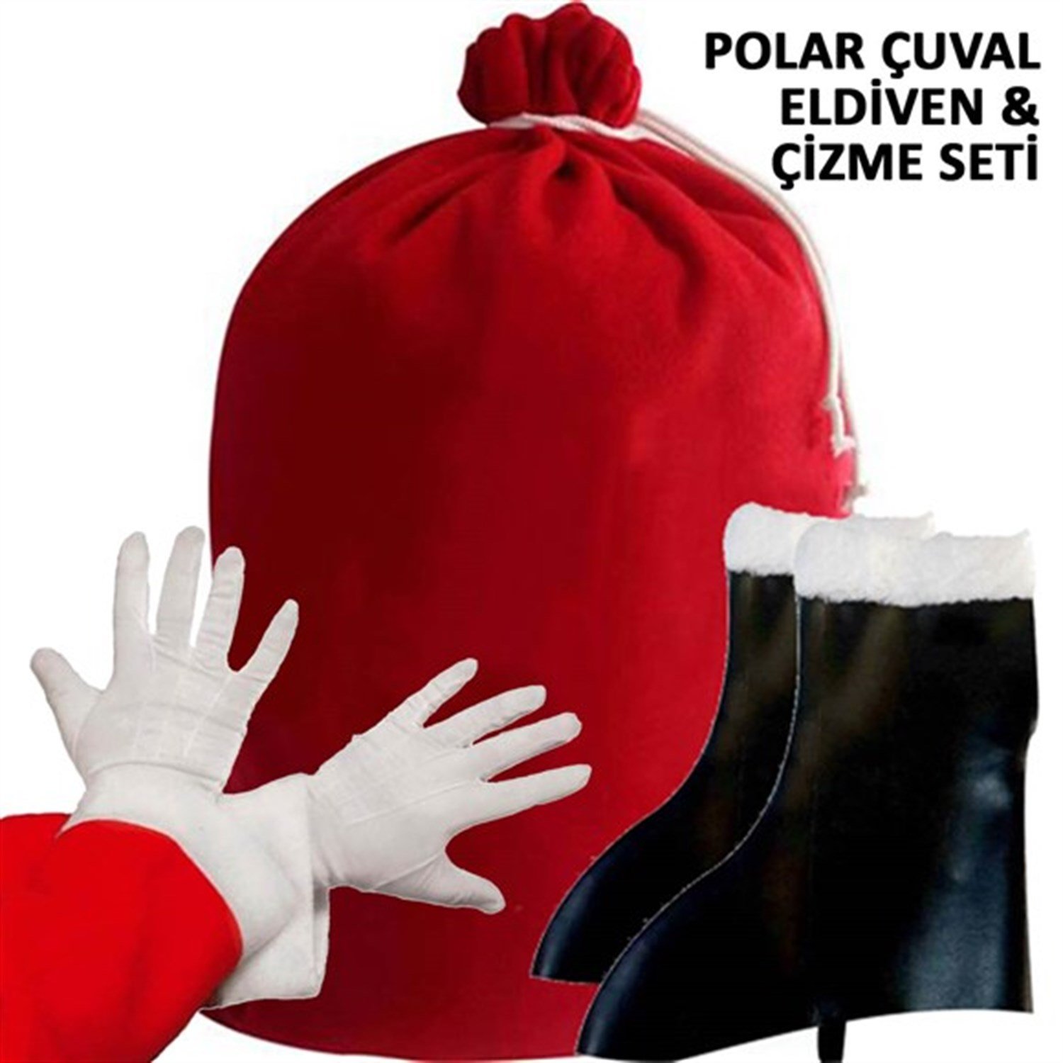 Noel Baba Kostümü Lüx TamTakım Yılbaşı Seti Noel Baba Kostümleri KostümPartim ★ Noel Baba Kostümü Lüx TamTakım Seti / Noel Baba Kostümleri