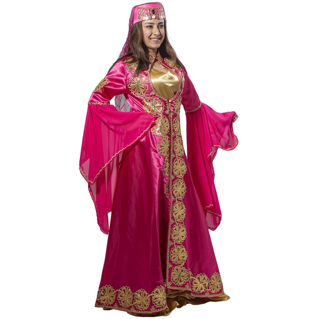 Nurbanu Sultan Kostümü Yetişkin Kadın Klasik Pembe Bindallı Kıyafeti Bayan Kostümleri Nurbanu Sultan Kostümü Yetişkin Kadın Klasik Pembe Bindallı Kıyafeti - KostümPartim®