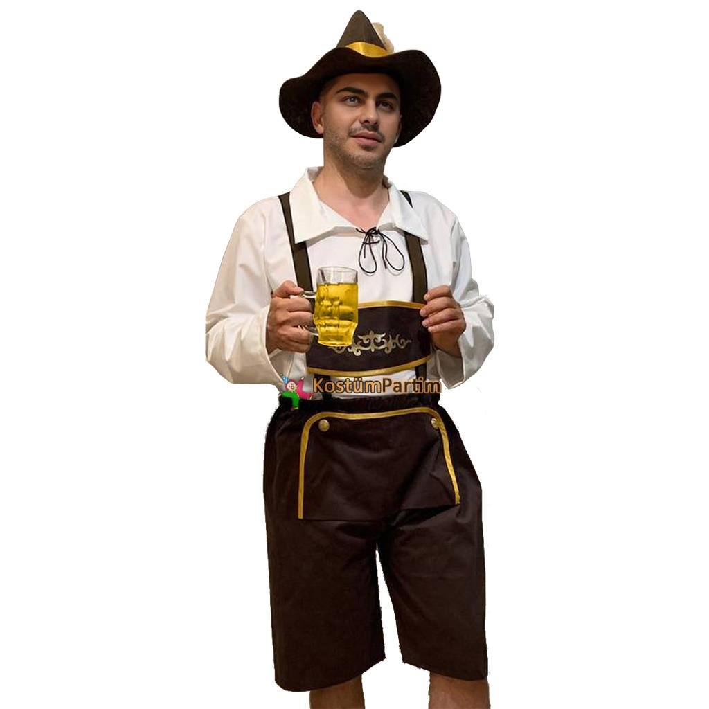 Oktoberfest Kıyafeti Alman Erkek Kostümü Erkek Kıyafetleri Oktoberfest Kıyafeti Alman Erkek Kostümü - KostümPartim®