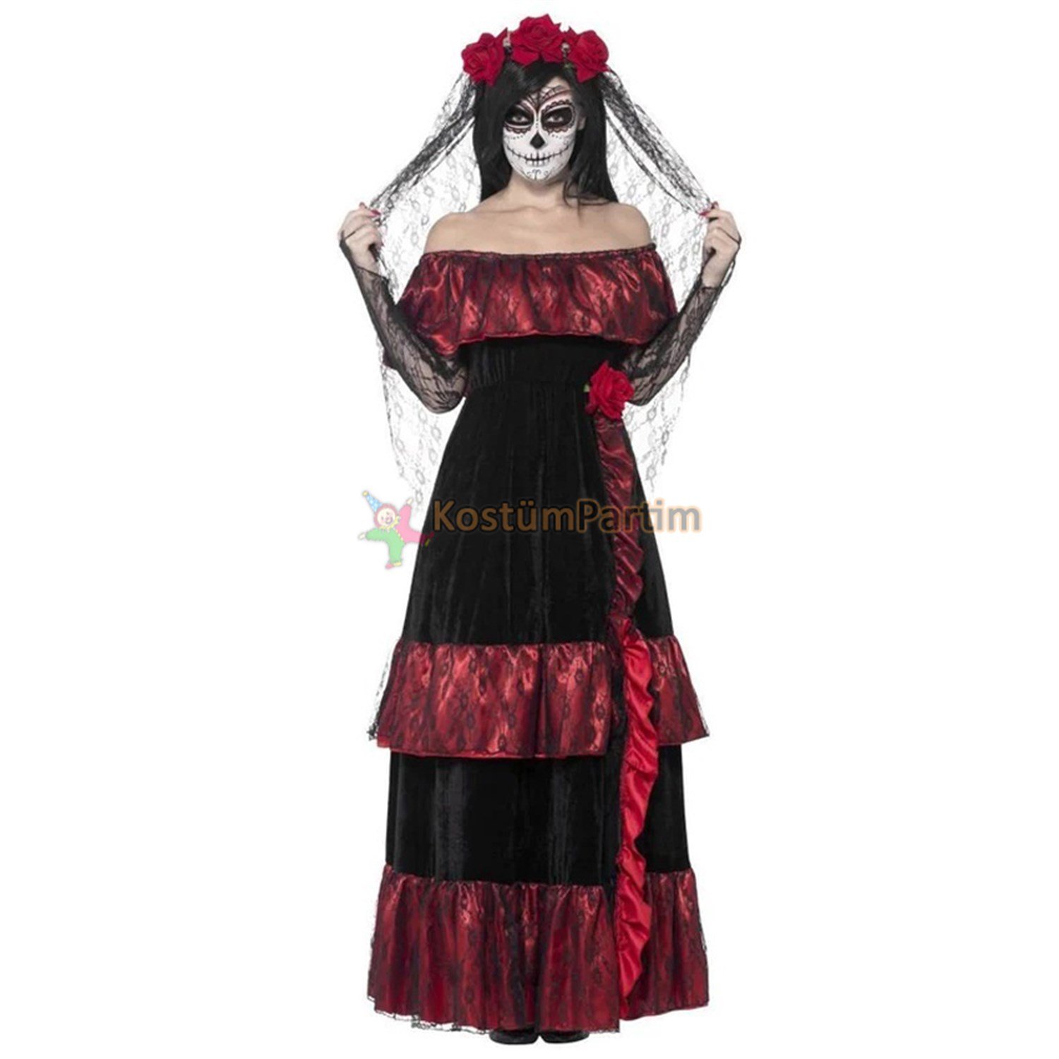 Ölü Gelin Kostümü YetişkinKadın KostümleriKostümPartim ★ Ölü Gelin Kostümü Yetişkin / Yetişkin Kostümleri