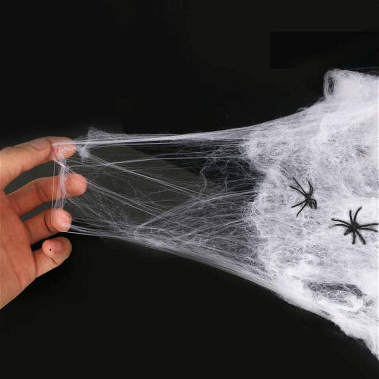 Örümcek Ağı Dekor Süs (Yumuşak Model) Hallooween Aksesuarları Halloween Dekorasyon Örümcek Ağı Beyaz - KostümPartim®