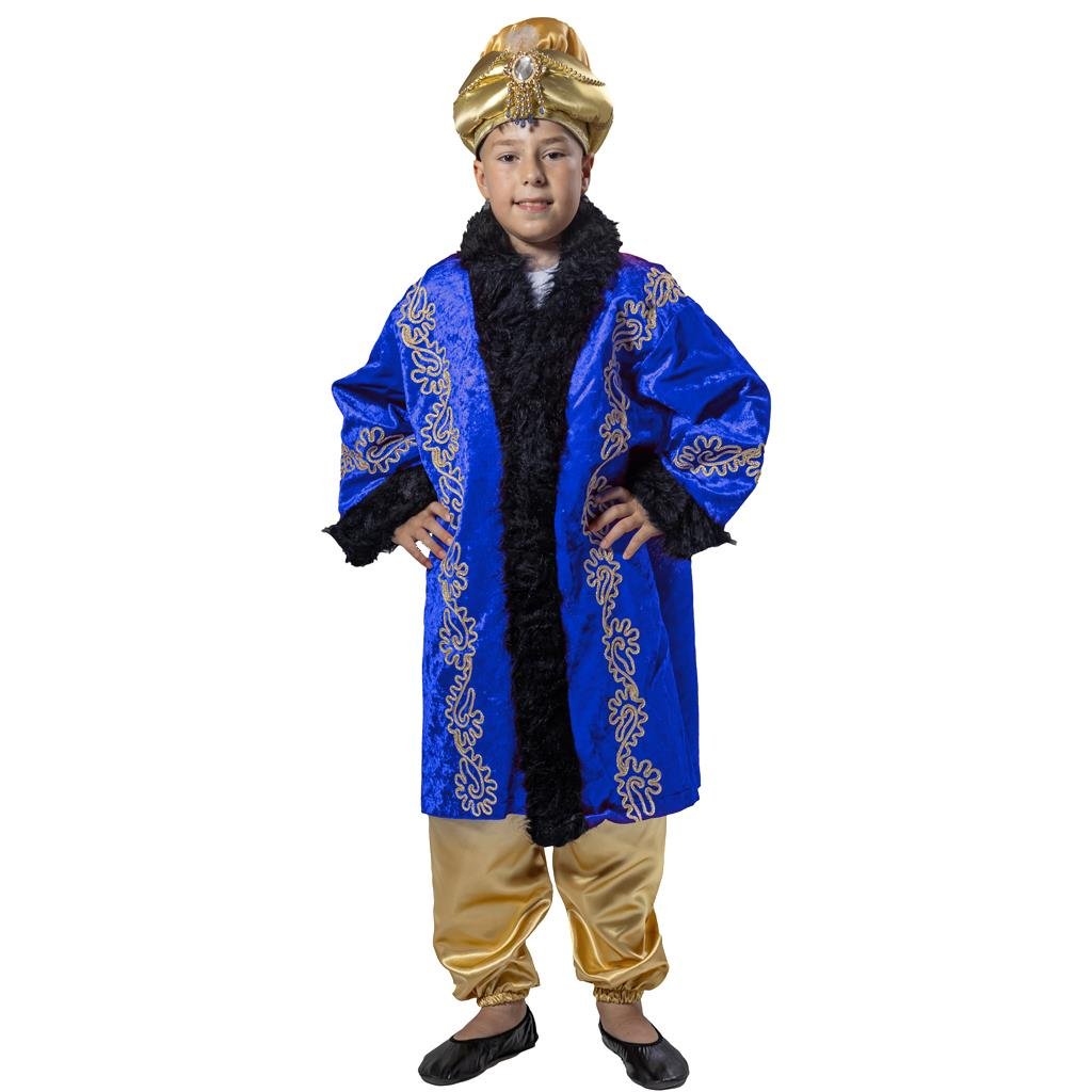 Padişah Kıyafeti Erkek Çocuk Kıyafeti Mavi Çocuk Kostümleri Padişah Kostümü Erkek Çocuk Kıyafeti - KostümPartim®