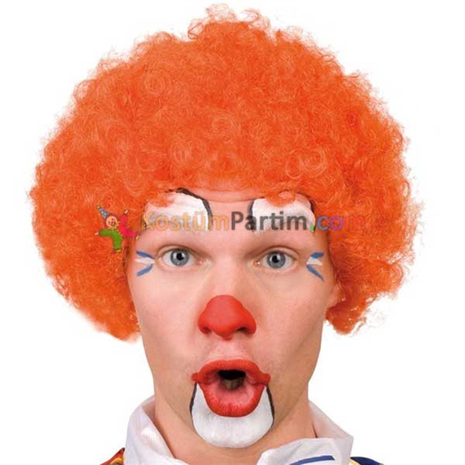 Palyaço Peruğu TuruncuPalyaço Aksesuarları