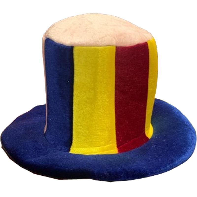 Palyaço Şapkası, Kumaş Melon Karışık Renk Şapka Palyaço Aksesuarları Palyaço Şapkası Kumaş Melon Karışık Renk - KostümPartim®