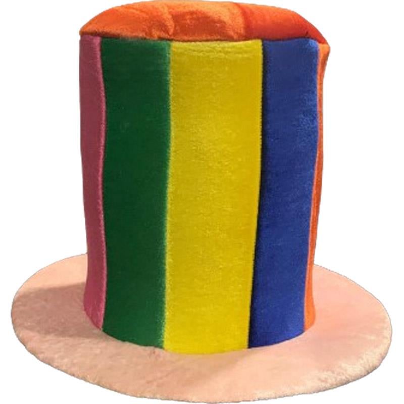 Palyaço Şapkası, Kumaş Melon Karışık Renk Şapka Palyaço Aksesuarları Palyaço Şapkası Kumaş Melon Karışık Renk - KostümPartim®