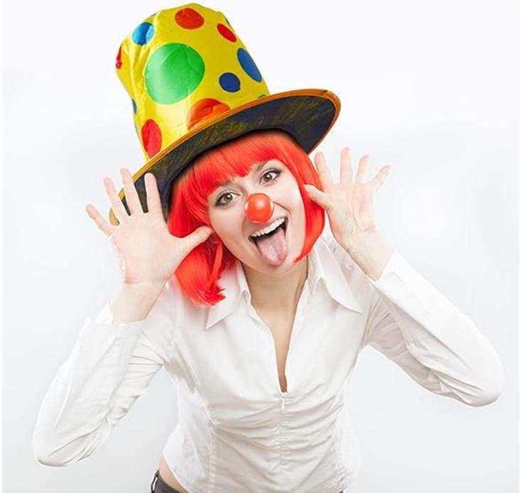 Palyaço Şapkası Rengarenk Puantiyeli 19 cm Palyaço Aksesuarları KostümPartim® Palyaço Şapkası Rengarenk Puantiyeli 19 cm – Renkli Parti ve Gösteri Şapkası | Eğlenceli Palyaço Kostümü Tamamlayıcısı