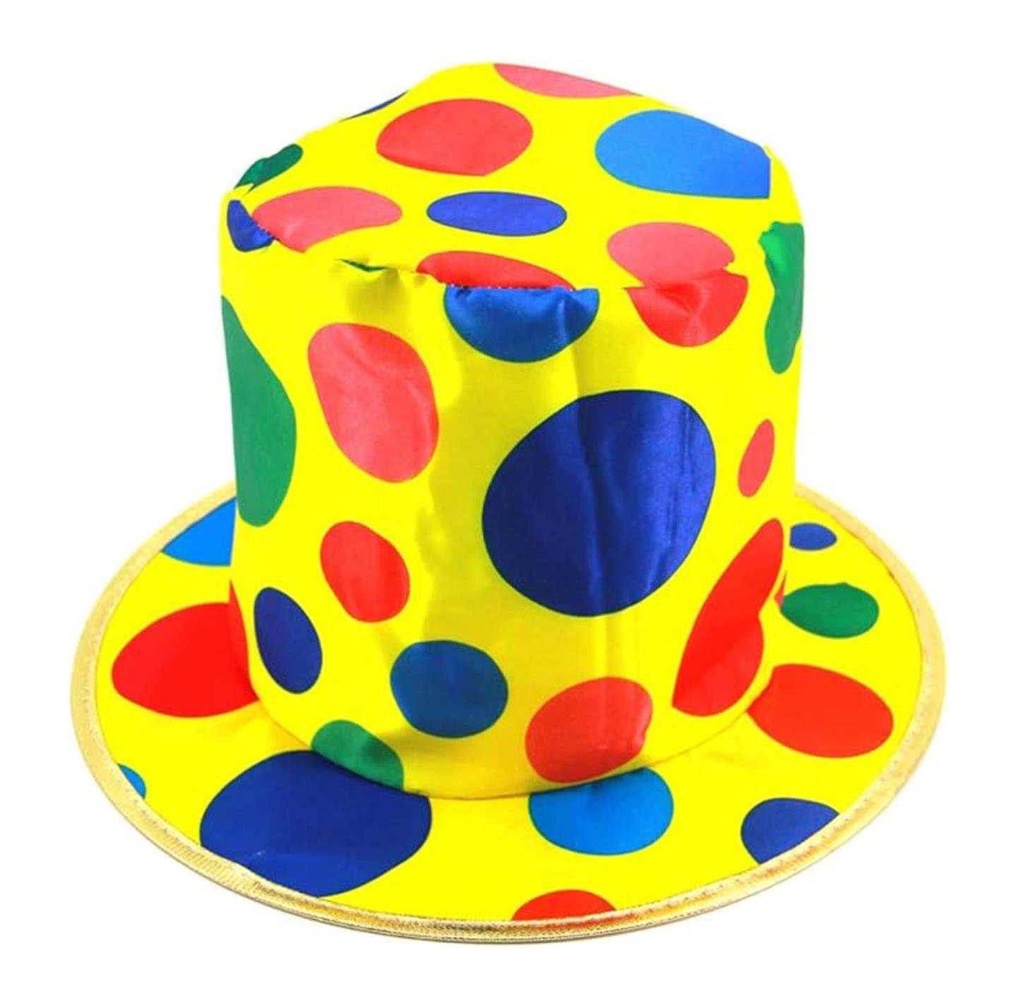 Palyaço Şapkası Rengarenk Puantiyeli 19 cm Palyaço Aksesuarları KostümPartim® Palyaço Şapkası Rengarenk Puantiyeli 19 cm – Renkli Parti ve Gösteri Şapkası | Eğlenceli Palyaço Kostümü Tamamlayıcısı