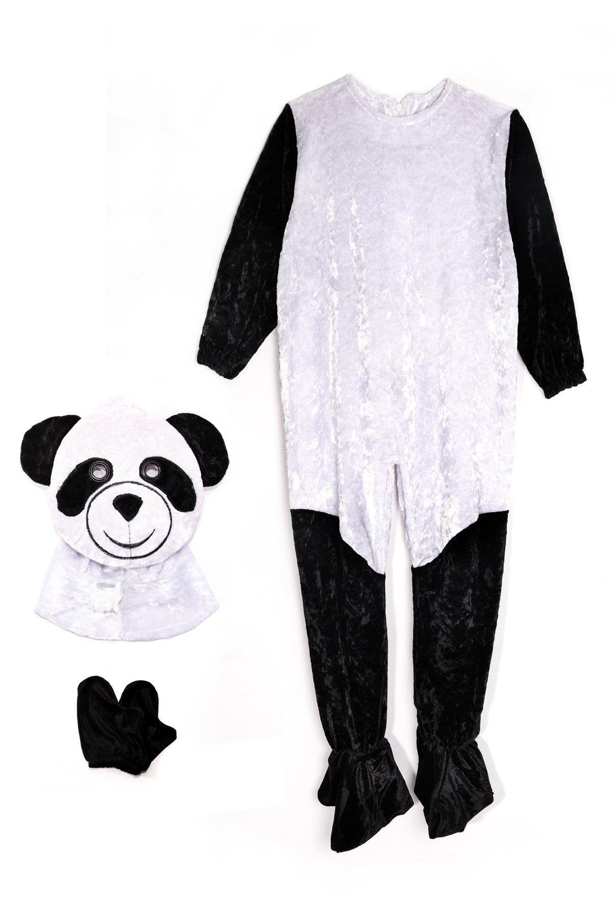 Panda Ayısı Kostümü Çocuk Kıyafeti Hayvan Kostümleri Kung Fu Panda Kostümü Çocuk Ayı Kıyafeti - KostümPartim®