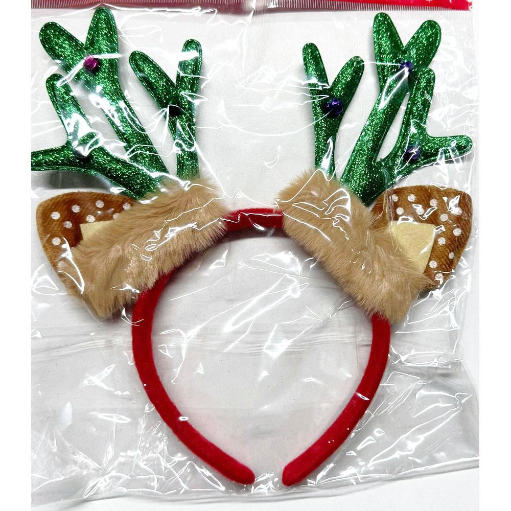Parlak Yeşil Geyik Boynuz ve Kulaklı Yılbaşı Tacı Yılbaşı Parti Malzemeleri KostümPartim® Parlak Yeşil Geyik Boynuz ve Kulaklı Yılbaşı Tacı - Yılbaşı Partinize Neşe Katın