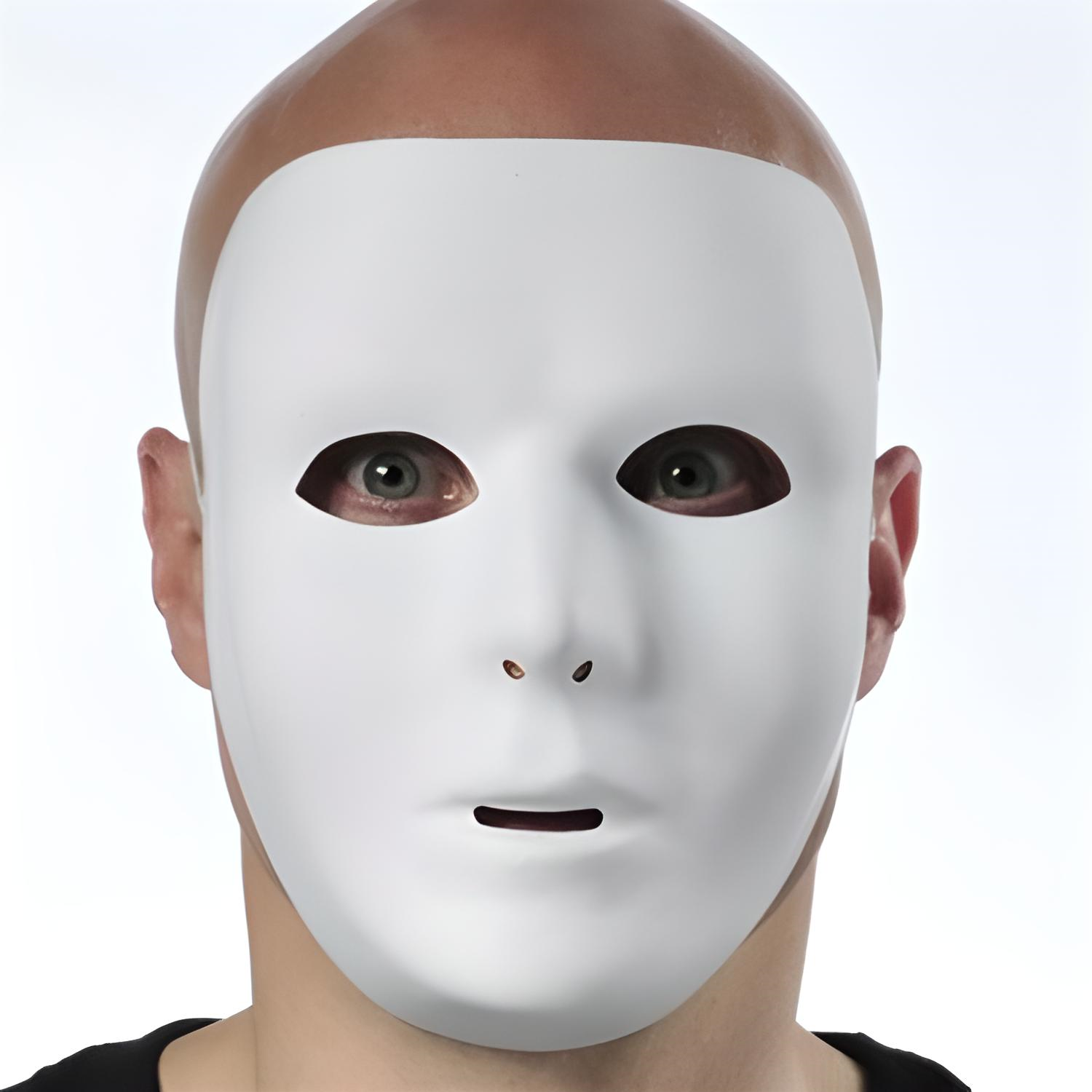 Phantom Opera Maskesi, Jabbawockeez Boyanabilir Beyaz Karton Maske Maskeler Phantom Opera Maskesi, Jabbawockeez Düz beyaz maske - KostümPartim®