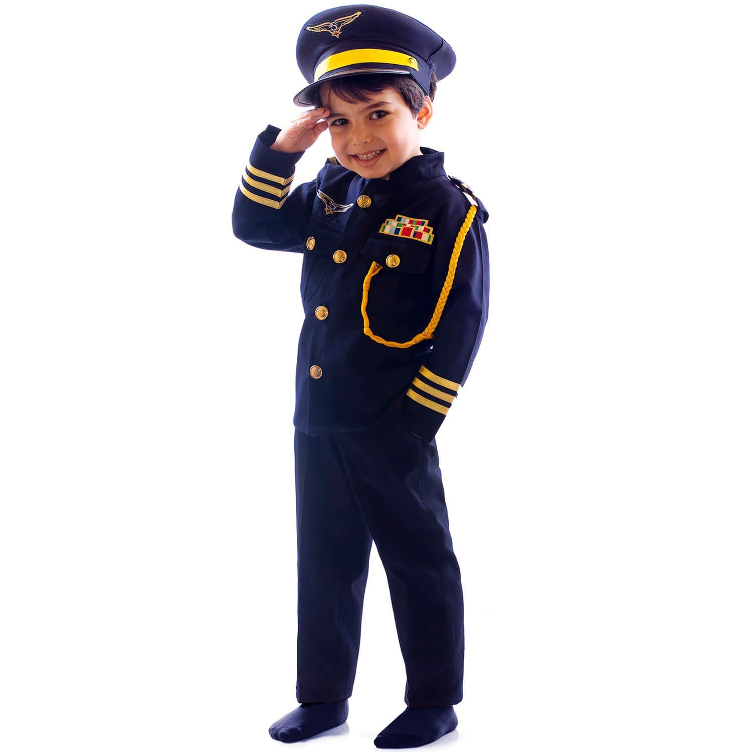 Pilot Kıyafeti ÇocukMeslek KostümleriKostümPartim ★ Pilot Kıyafeti Çocuk / Meslek Kostümleri