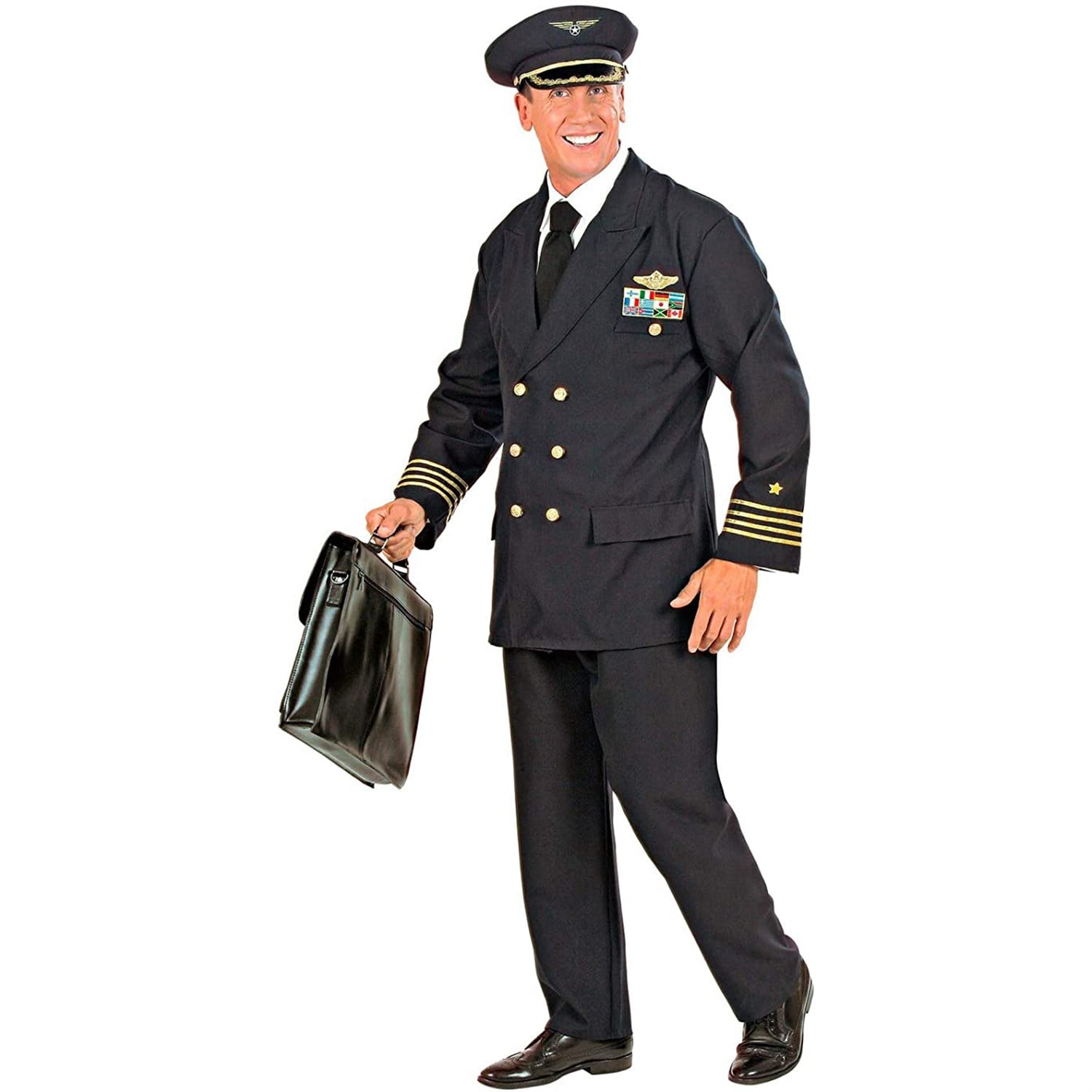 Pilot Kostümü Yetişkin WidmannYetişkin Erkek KostümleriKostümPartim ★ Pilot Kostümü Yetişkin İthal / Yetişkin Kostümleri