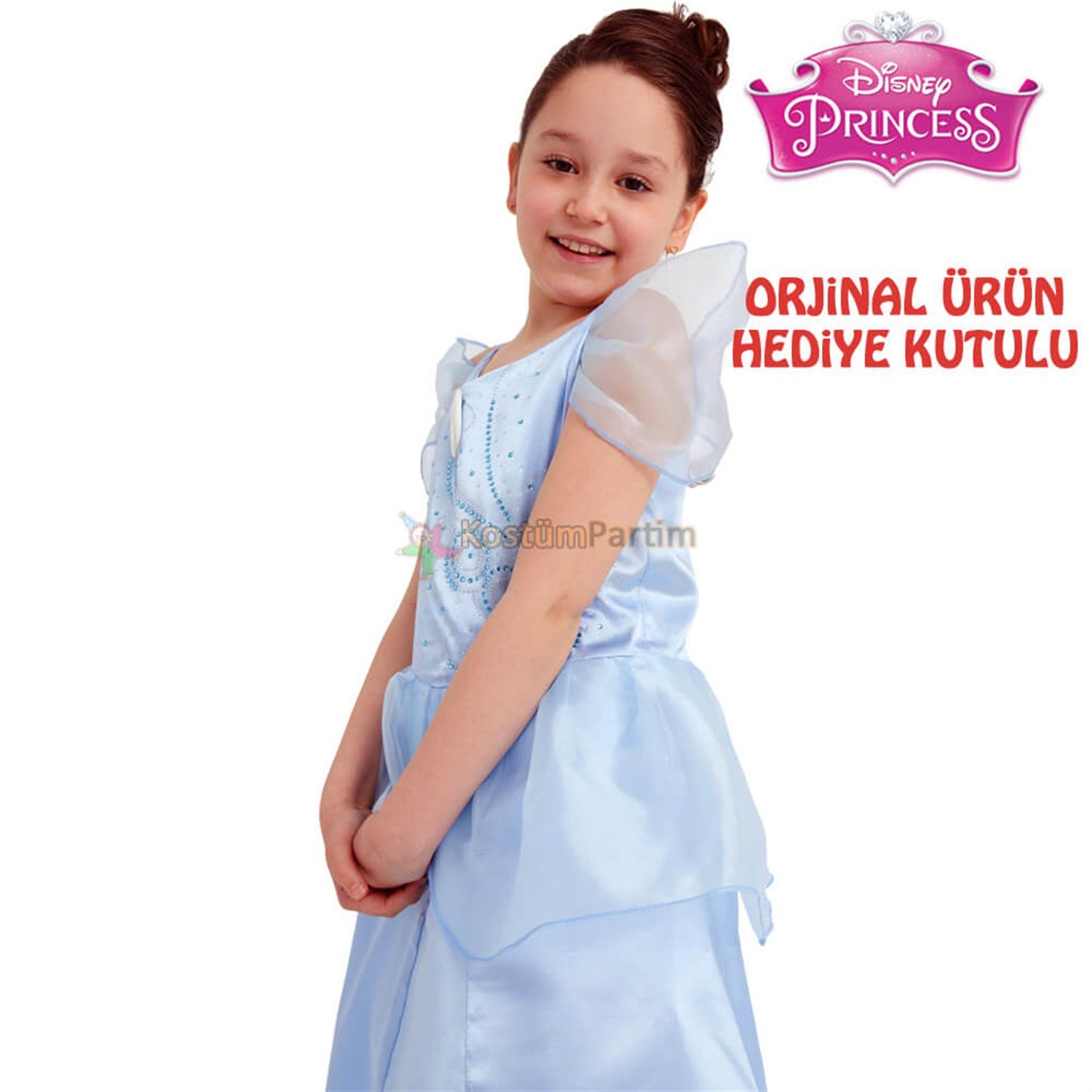 Prenses Sindirella Kostümü (Disney Lisanslı)Prenses KostümleriKostümPartim ★ Prenses Sindirella Kostümü (Disney Lisanslı) / Karakter Kostümleri