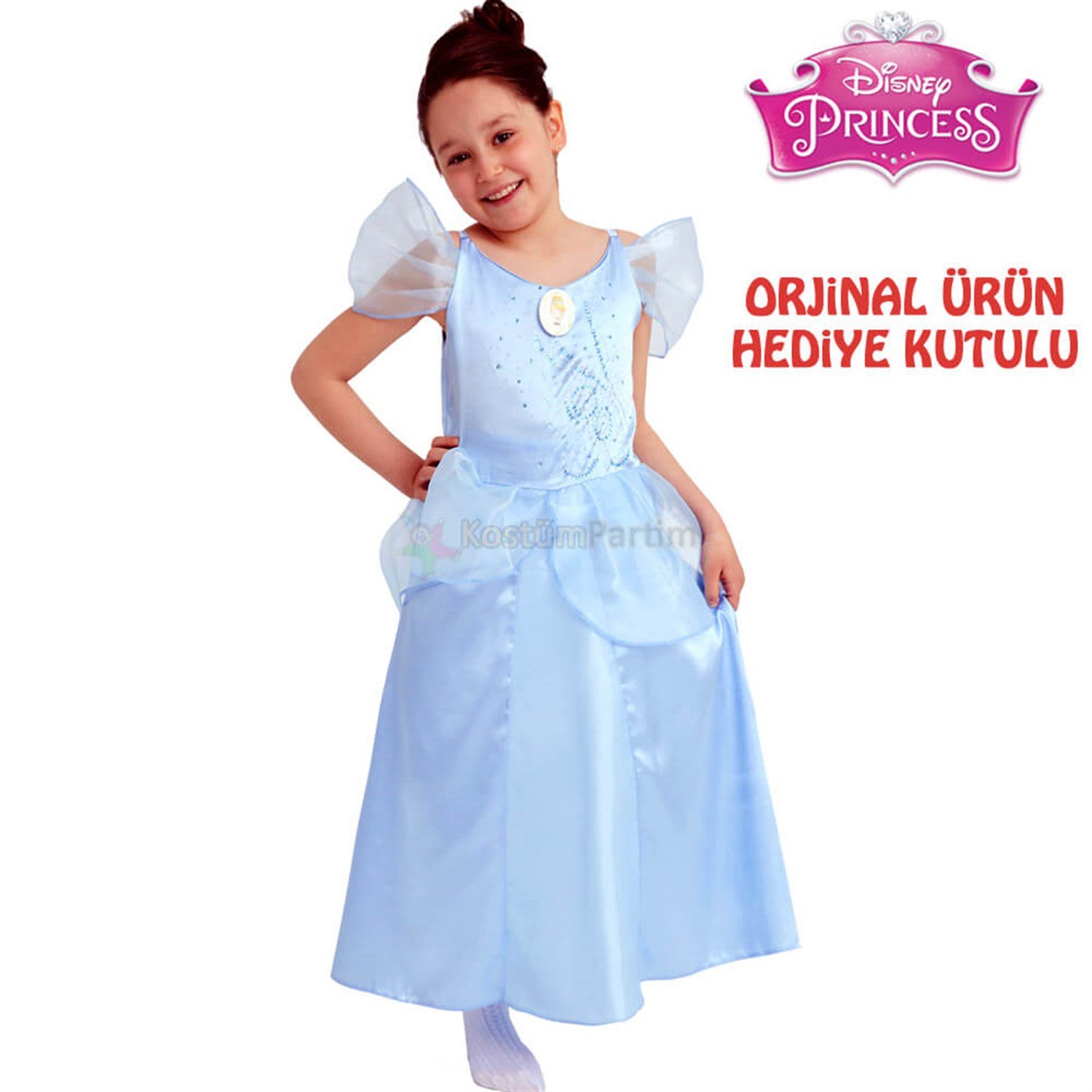 Prenses Sindirella Kostümü (Disney Lisanslı)Prenses KostümleriKostümPartim ★ Prenses Sindirella Kostümü (Disney Lisanslı) / Karakter Kostümleri