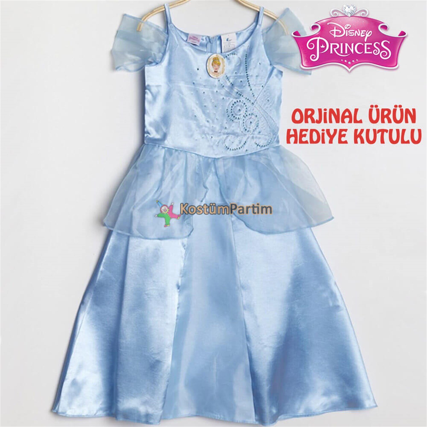 Prenses Sindirella Kostümü (Disney Lisanslı))Prenses KostümleriKostümPartim ★ Prenses Sindirella Kostümü (Disney Lisanslı) / Karakter Kostümleri