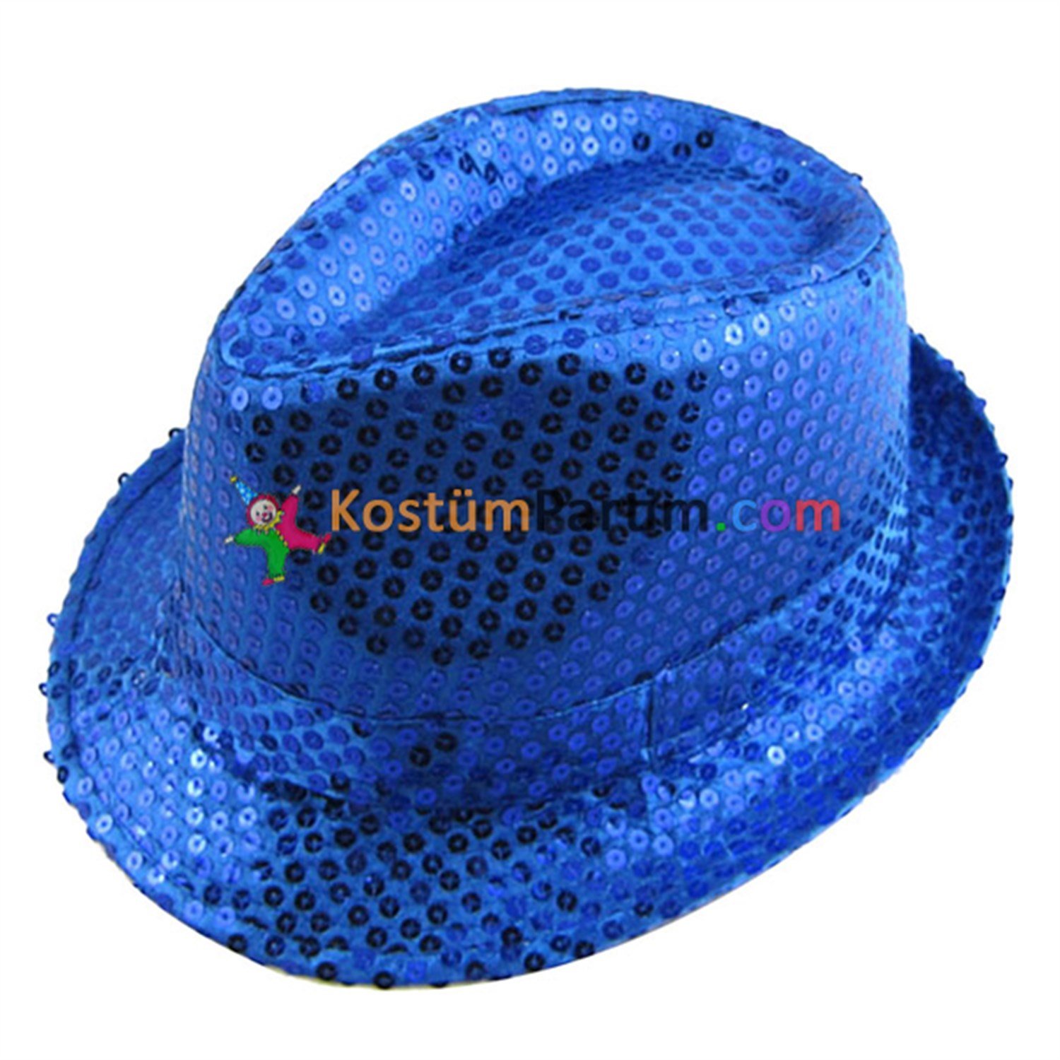 Pullu Michael Jackson Şapkası MaviŞapkalar