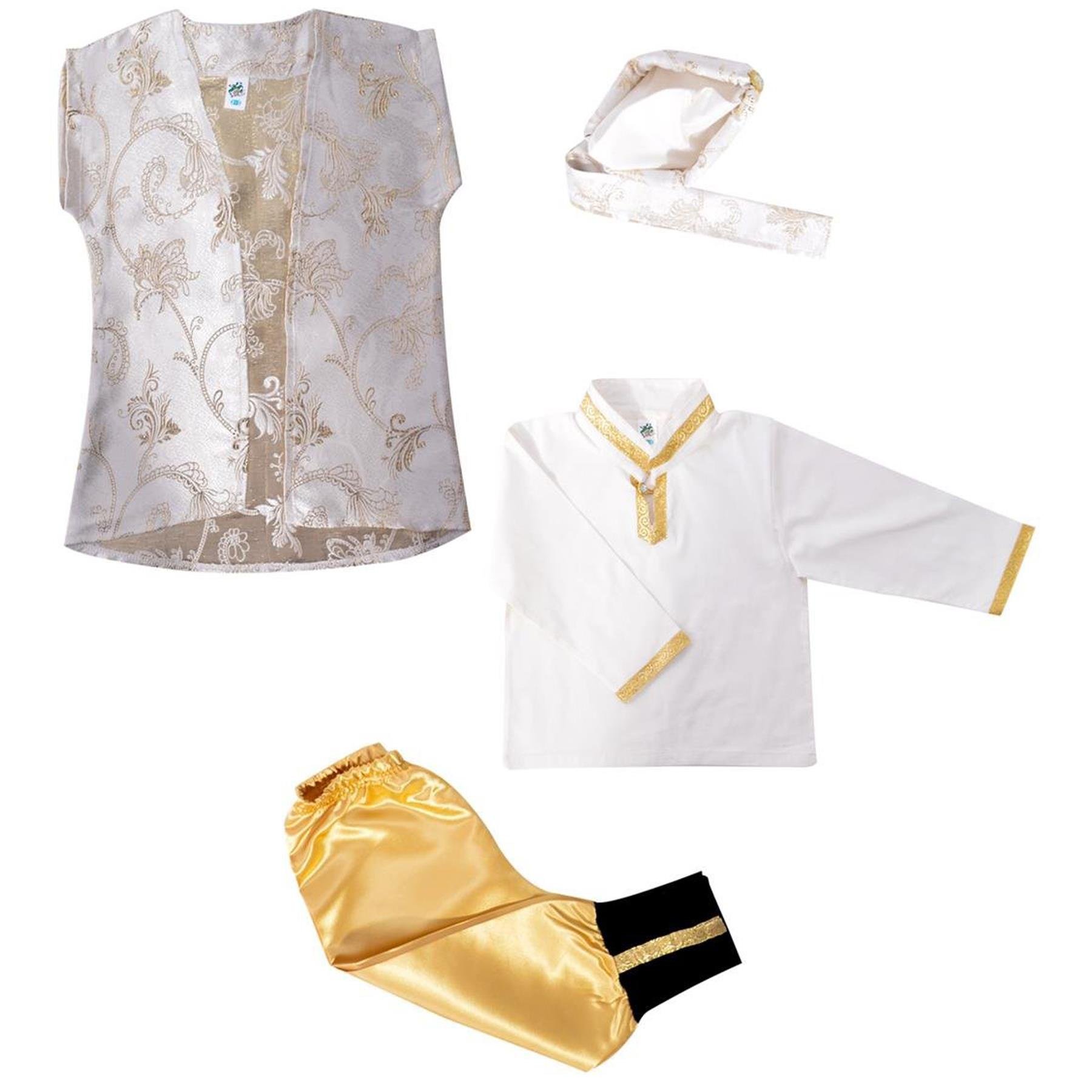 Şehzade Sünnet Kıyafeti Çocuk Kostümleri KostümPartim® Şehzade Sünnet Kıyafeti - Şık ve Konforlu Sünnet Kostümü, Prens Gibi Görünüm, Farklı Yaş Seçenekleriyle Özel Tasarım