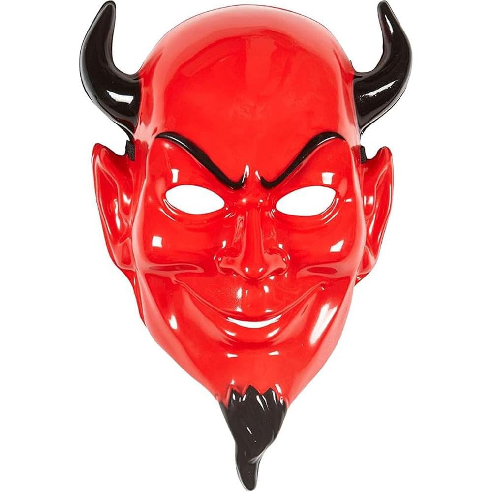 Şeytan Maskesi Tam Yüz Kırmızı Maskeler Şeytan Maskesi Tam Yüz Kırmızı - KostümPartim®