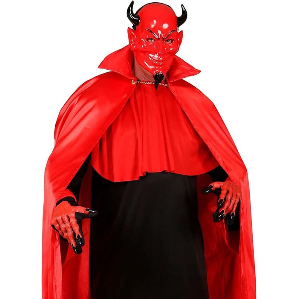 Şeytan Maskesi Tam Yüz Kırmızı Maskeler Şeytan Maskesi Tam Yüz Kırmızı - KostümPartim®