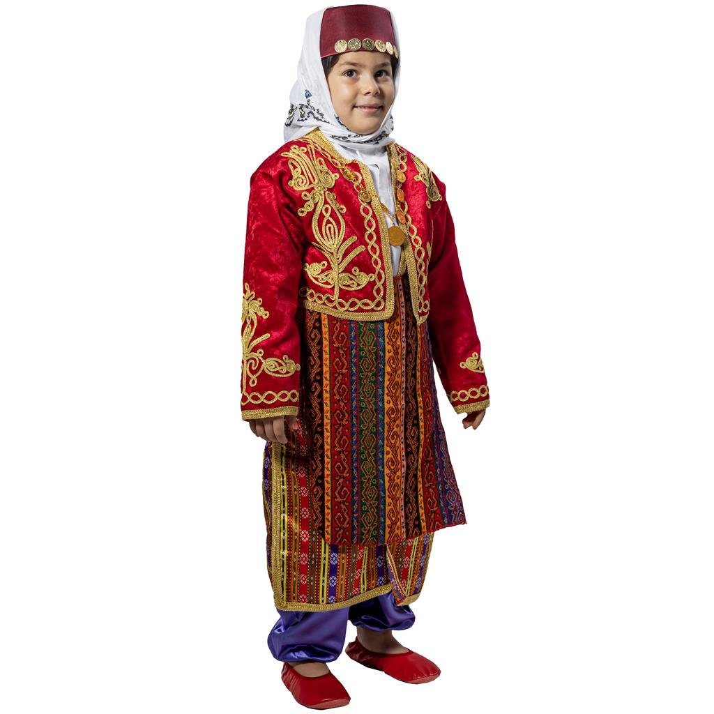Silifke Yöresel Kız Çocuk Kostümü Yöresel Kostümler ve Folklör Silifke Yöresel Kız Çocuk Kostümü - KostümPartim®