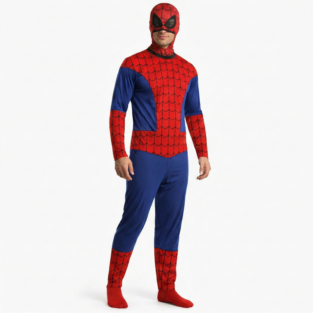 Spiderman Kostümü Yetişkin Kıyafeti Erkek Kostümleri Spiderman Kostümü Yetişkin Kıyafeti - KostümPartim®