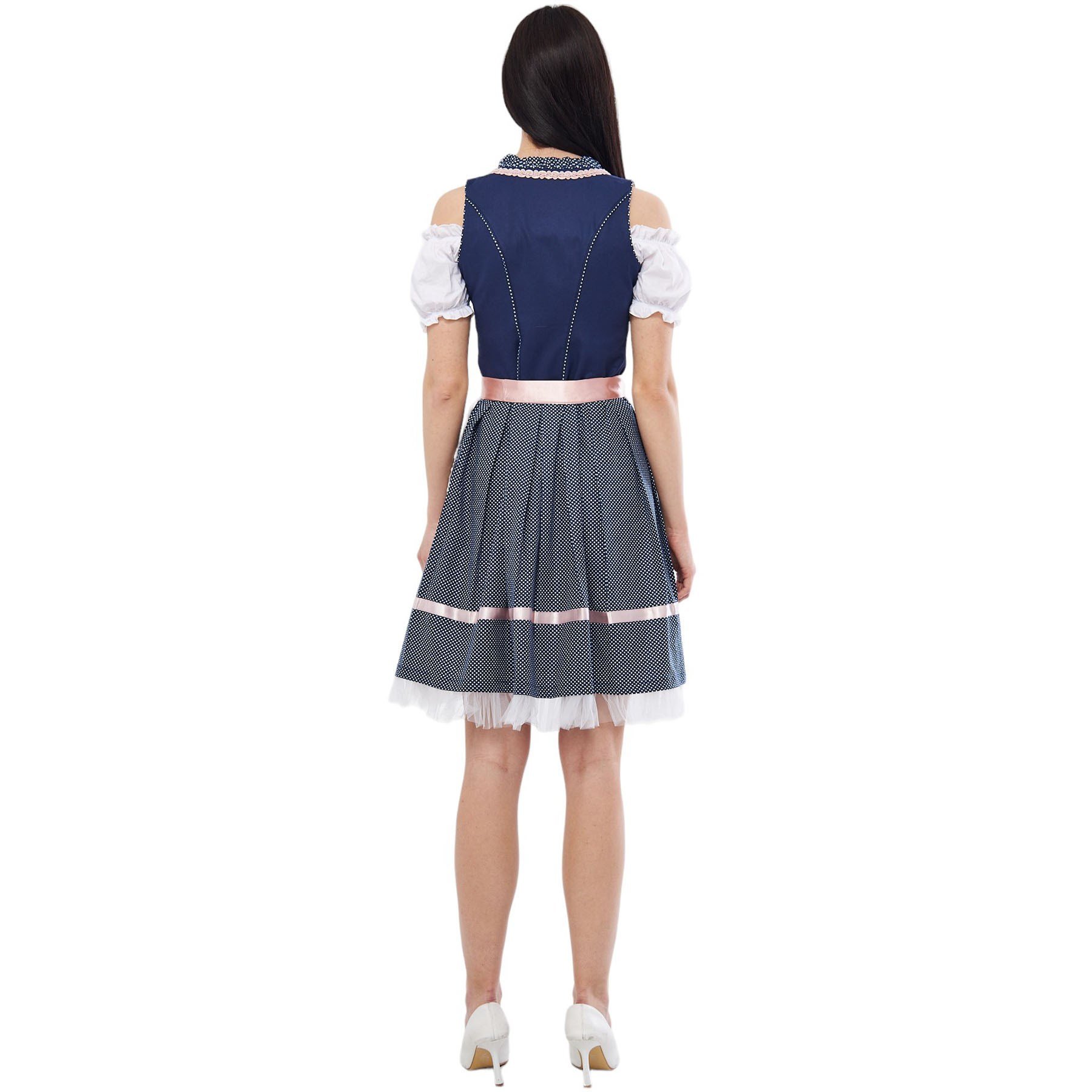 Steffi Lacivert Dirndl Elbise Kadın Bavyera Oktoberfest Kıyafeti Kadın Elbiseleri KostümPartim® | Steffi Lacivert Dirndl Elbise | Kadın Bavyera Oktoberfest Kostümü | Alman Trachten Kıyafeti