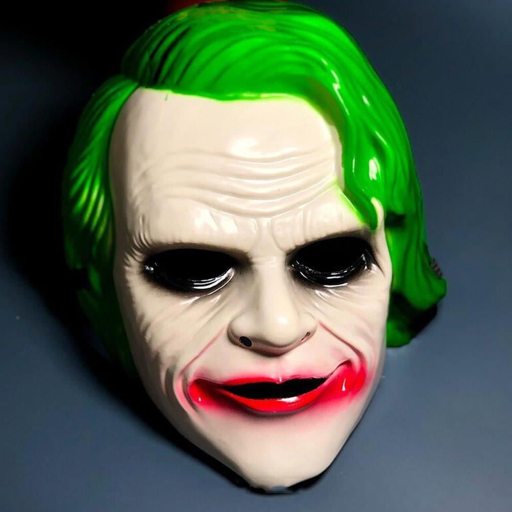 The Dark Knight Joker Maskesi – Yeşil Saçlı Korkutucu Cosplay Maske Maskeler KostümPartim® The Dark Knight Joker Maskesi – Yeşil Saçlı Cosplay Maske | Korku ve Film Karakteri Maskesi
