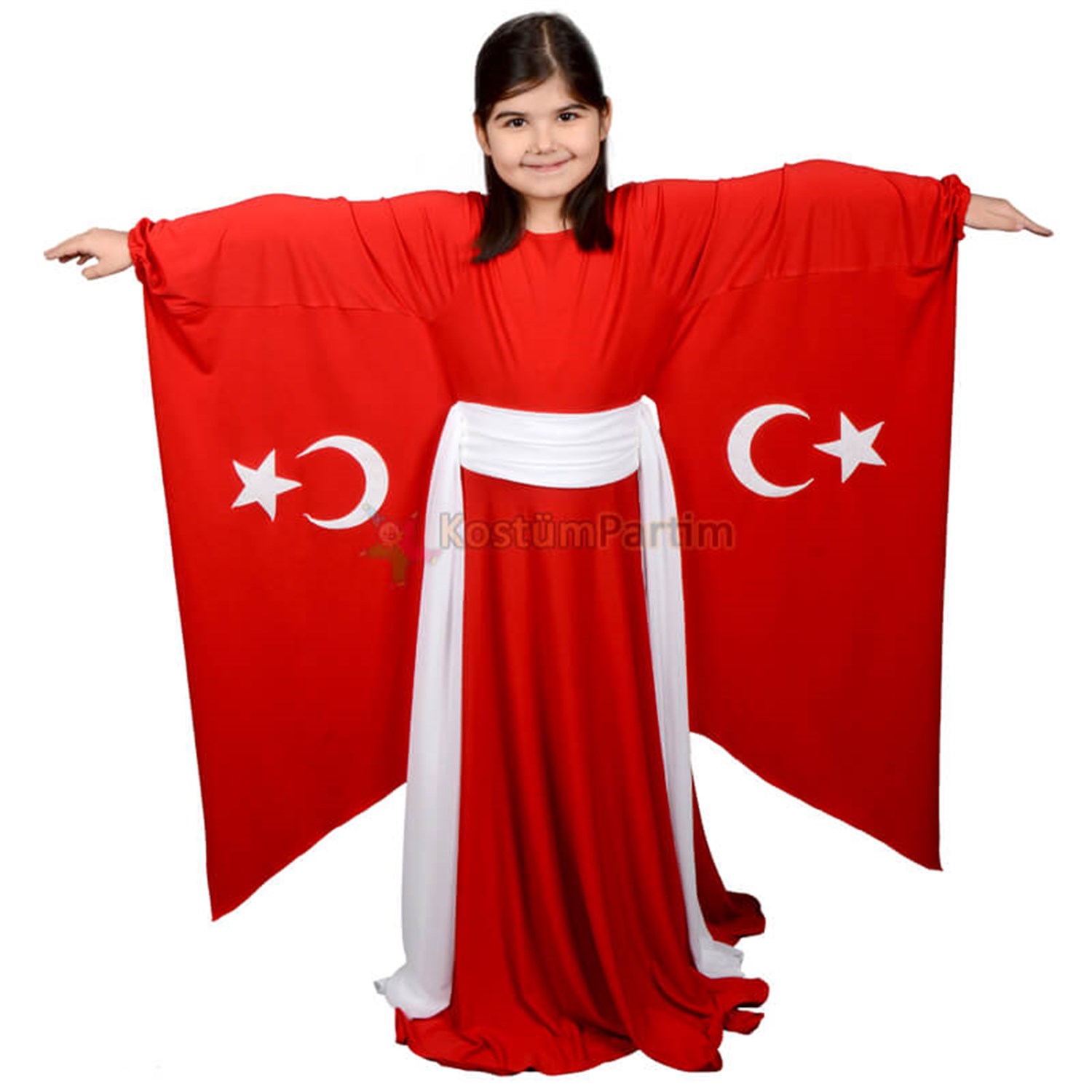 Türk Bayrağı Elbisesi İstiklal Marşı Yarışma KostümüÜlke KostümleriKostümPartim ★ Türk Bayrağı Kostümü İstiklal Marşı Yarışma Kıyafeti