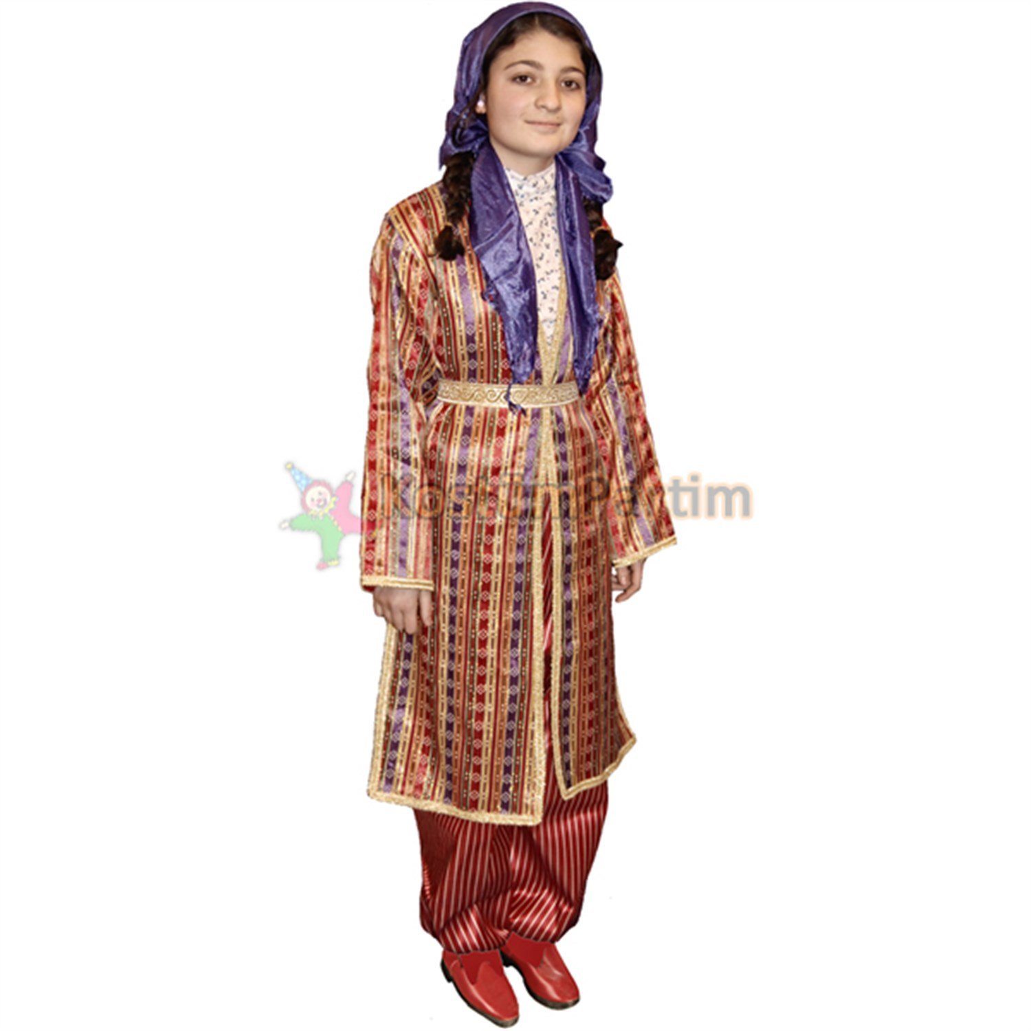 Üçetek, Köylü Kostümü Kız ÇocukYöresel Kostümler ve Folklör