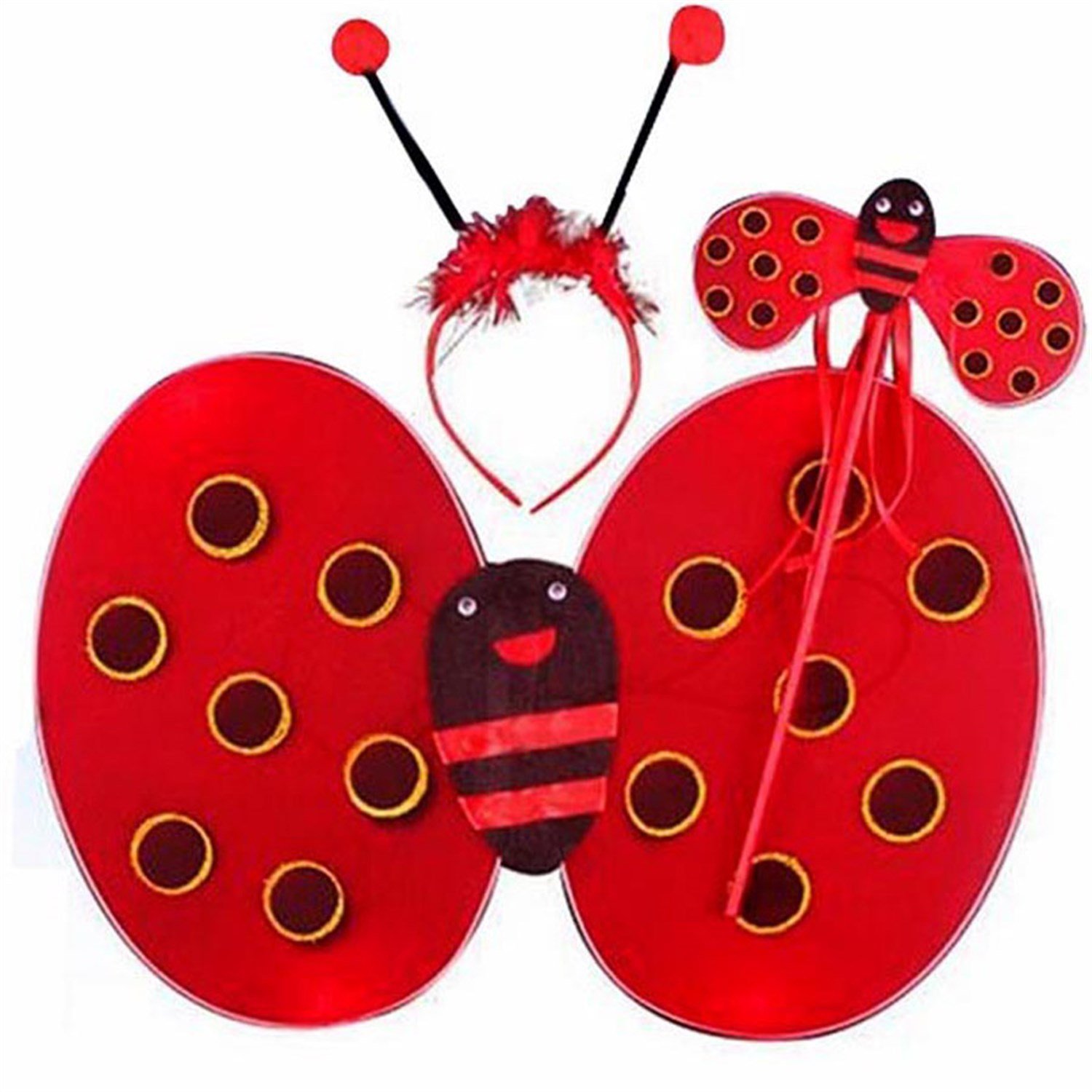 Uğur Böceği Kostümü Kanat Seti, Uğur Böceği KanadıKanatlarKostümPartim ★ Uğur Böceği Kostümü Kanat Seti, Uğur Böceği Kanadı / Kanatlar