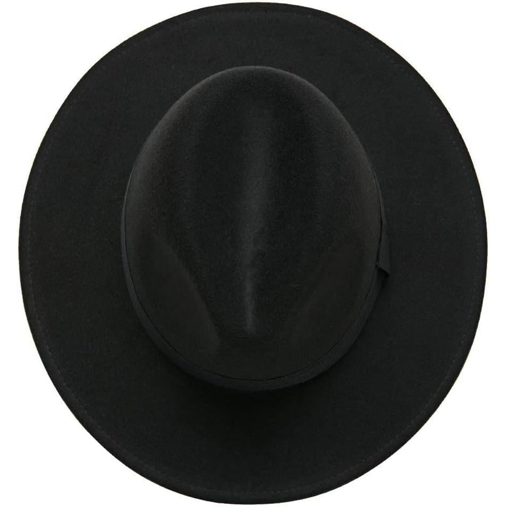 Vendetta Şapkası Sert Fötr Şapka Kovboy Şapkası Siyah Şapkalar Vendetta Şapkası Sert Fötr Şapka Kovboy Şapkası Siyah - KostümPartim®