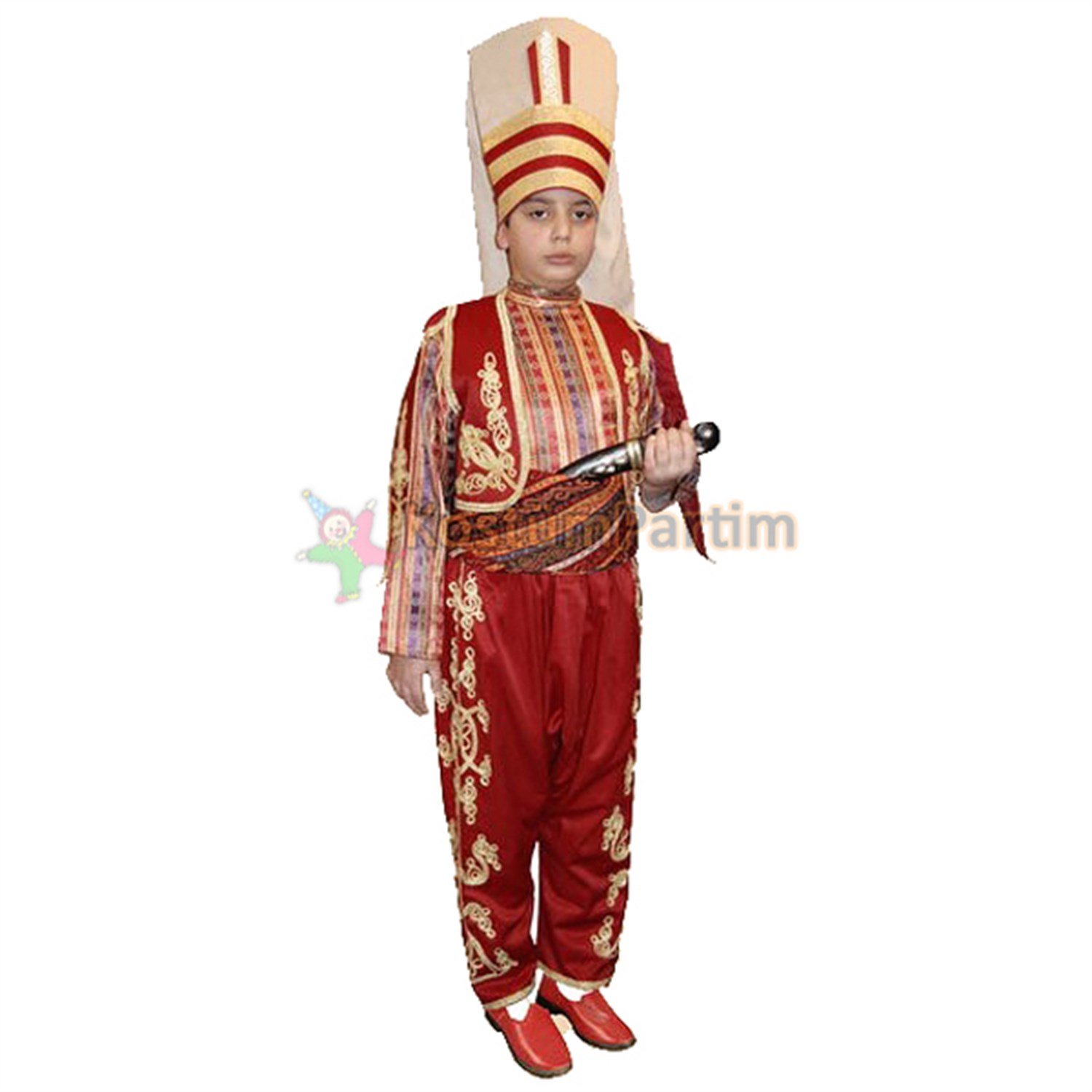 Yeni Çeri Kıyafeti Erkek Çocuk KırmızıYöresel Kostümler ve Folklör