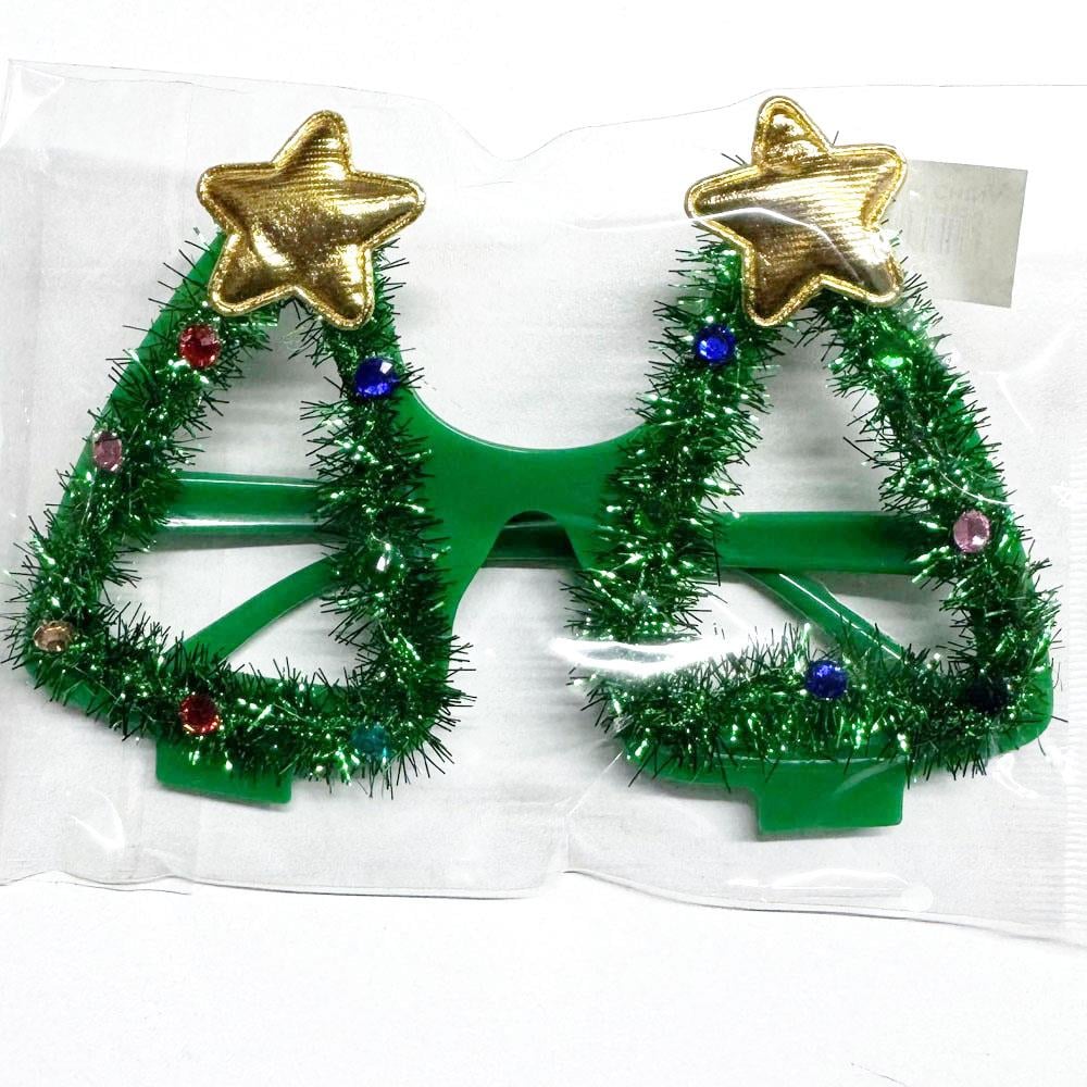 Yeşil Çam Ağacı Yılbaşı Parti Gözlük Yılbaşı Parti Malzemeleri KostümPartim® Yeşil Çam Ağacı Yılbaşı Gözlük - Eğlenceli Parti Aksesuarı!