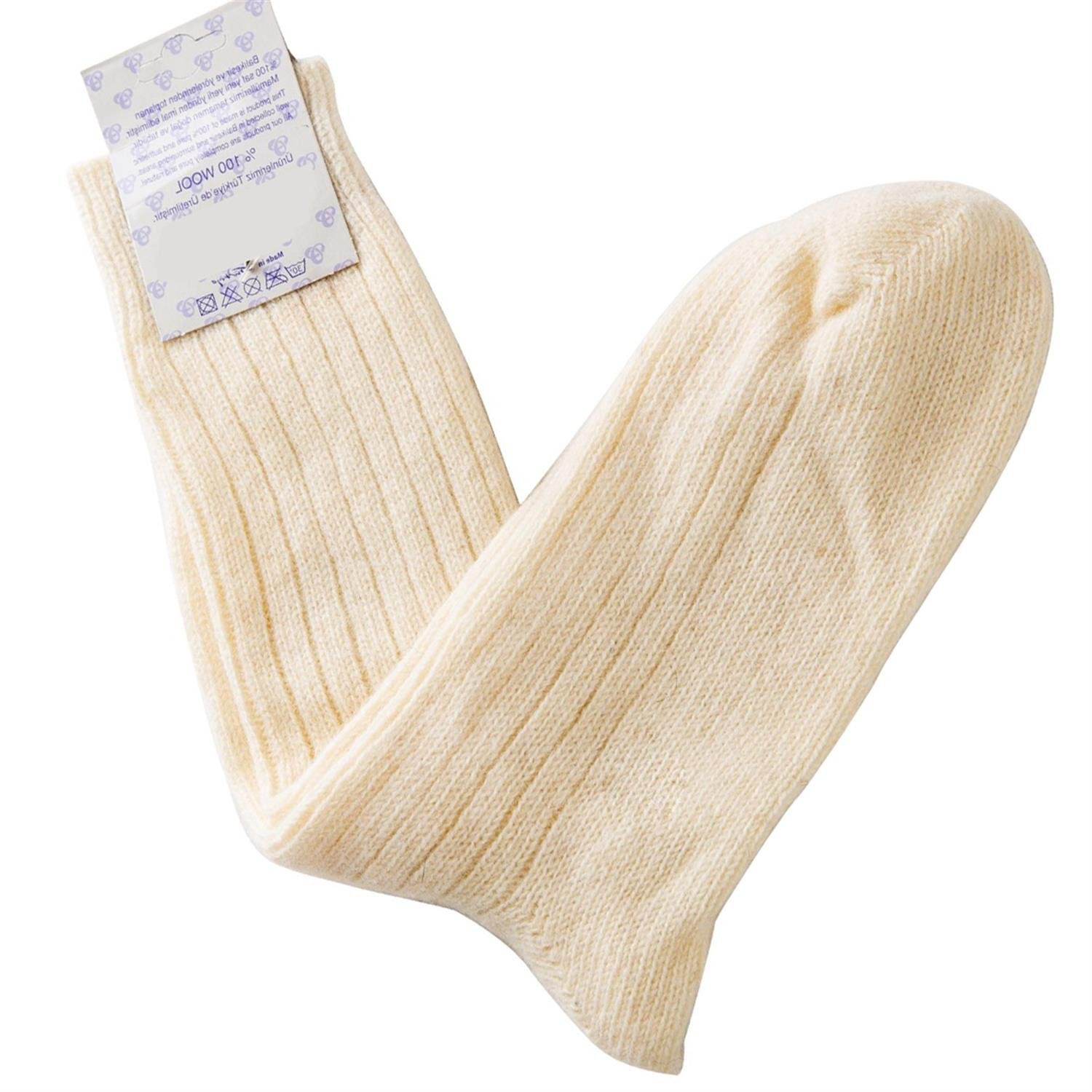 Yöresel Kostüm Yün Çorap Beyaz Yöresel Kostümler Yöresel Kostüm Yün Çorap Beyaz - KostümPartim®