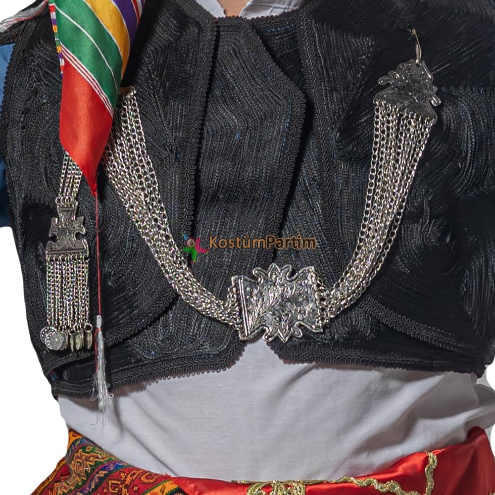 Zeybek Kostüm Köstek Zincir Yetişkin Kösteği Yetişkin Yöresel Kıyafetler Zeybek Kostüm Köstek Zincir Yetişkin Kösteği - KostümPartim®