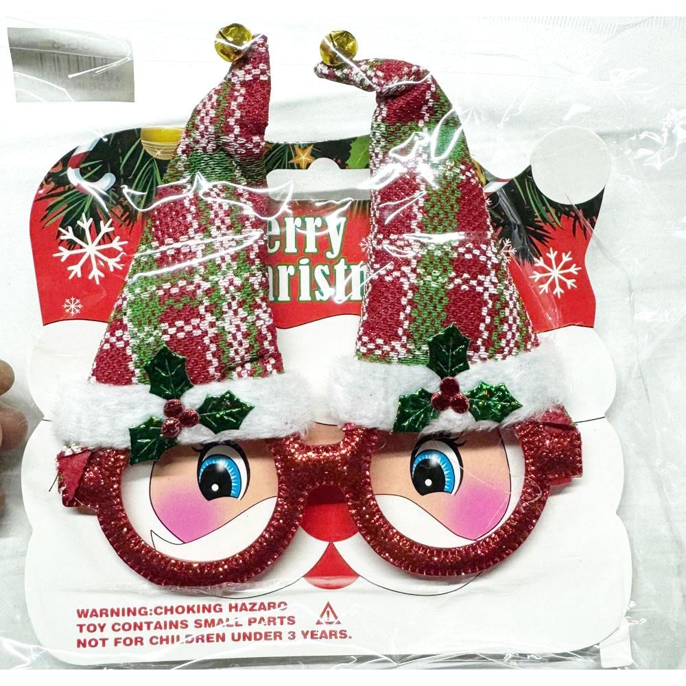 Zilli Uzun Ekose Şapkalı Kırmızı Yılbaşı Parti Gözlüğü Yılbaşı Parti Malzemeleri KostümPartim® Zilli Uzun Ekose Şapkalı Kırmızı Yılbaşı Gözlüğü - Eğlenceli ve Şık Yılbaşı Aksesuarı