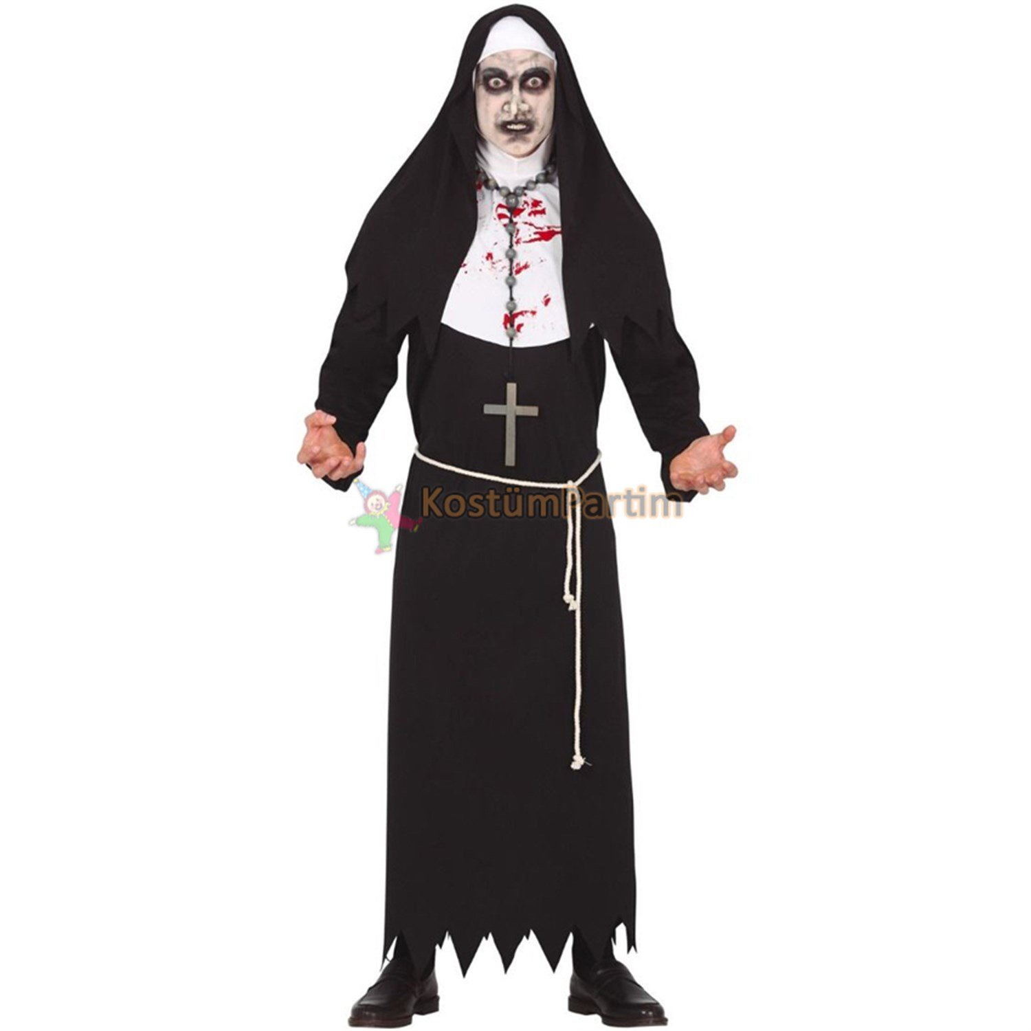 Zombi Rahip KostümüYetişkin Erkek KostümleriKostümPartim ★ Zombi Rahip Kostümü Yetişkin / Yetişkin Kostümleri