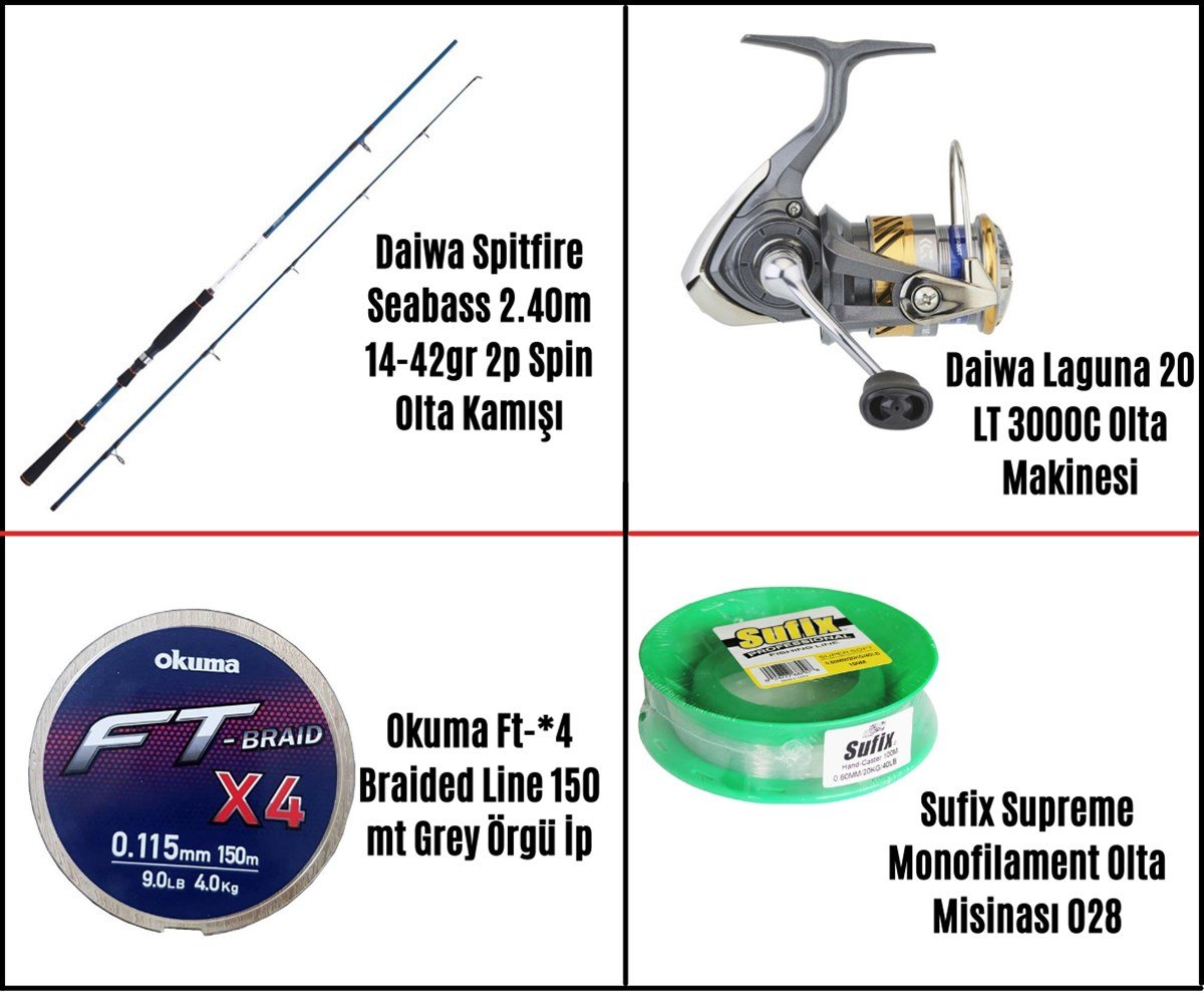  Daiwa Spin Takım 11