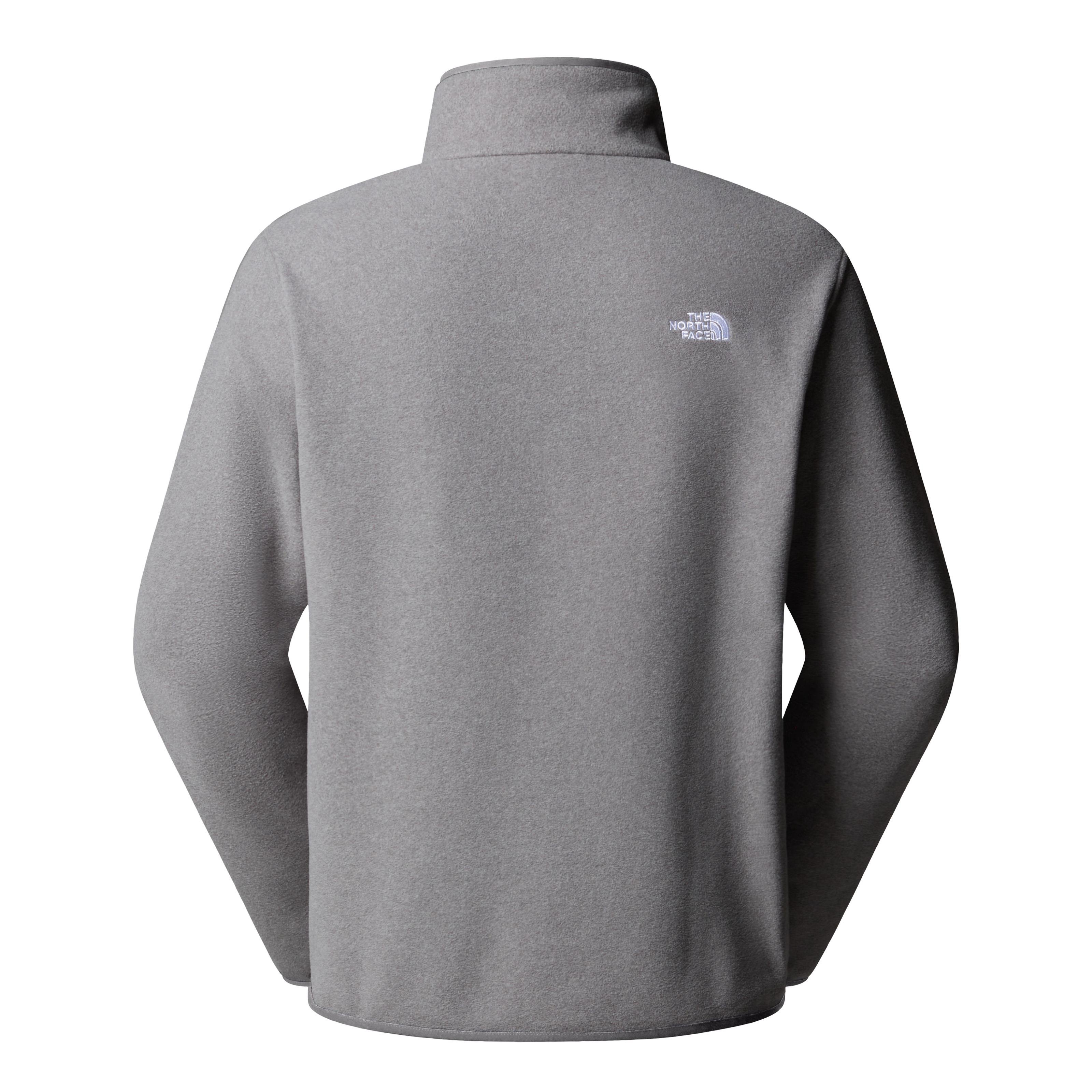 The North Face Glacier 1/4 ZIP Erkek Polar Gri 