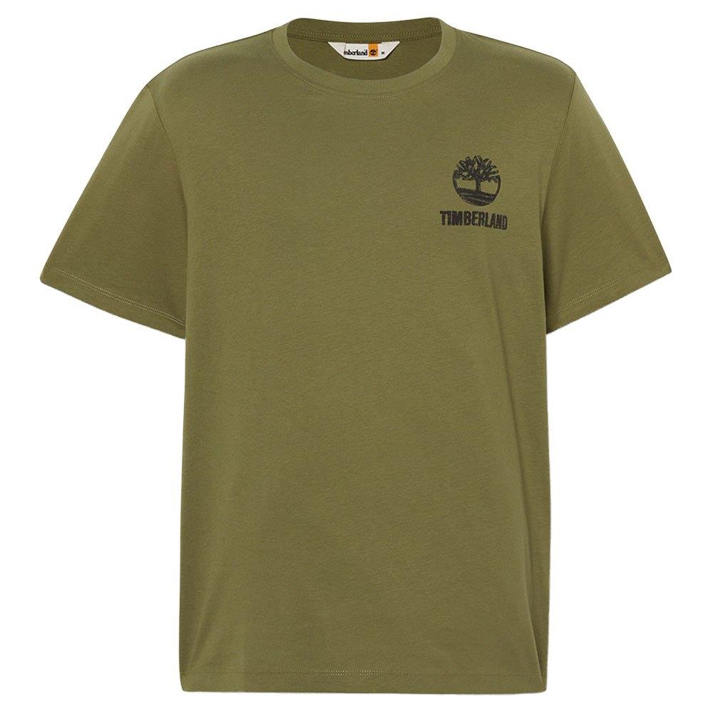 Timberland Back Graphic Erkek Tişört Sphagnum