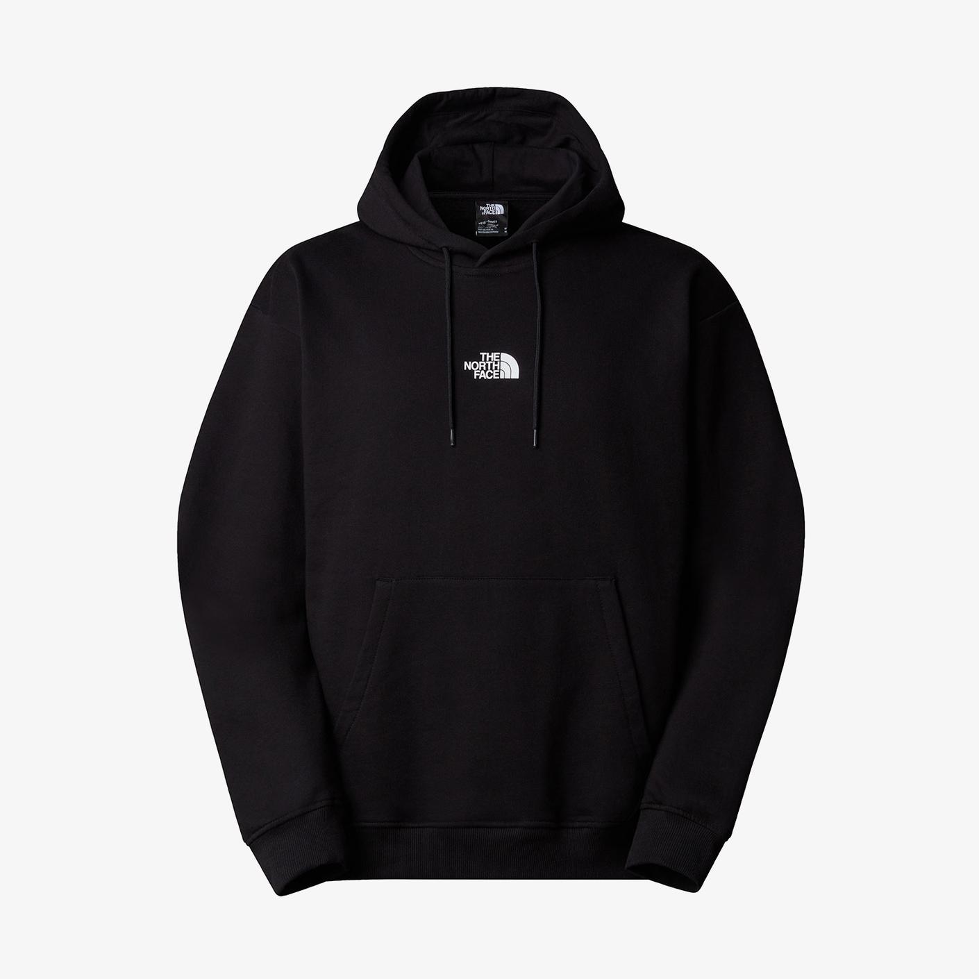 The North Face Zumu Oversize Hood Erkek Sweatshirt Siyah