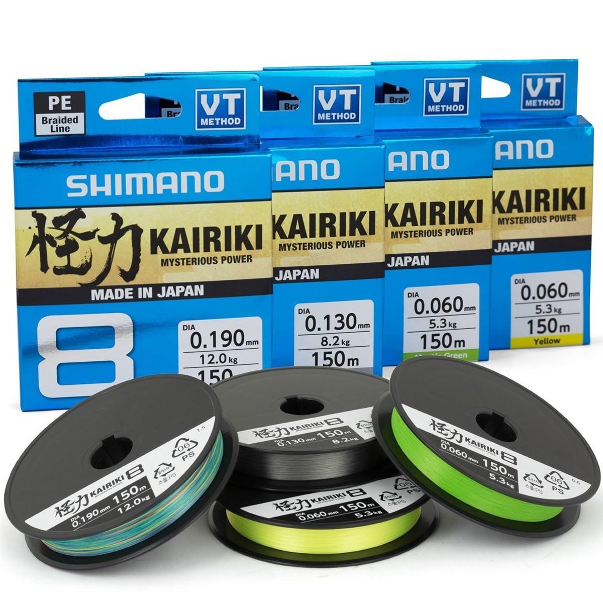 Shimano Kairiki 8 Kat Mantis Green 150 mt İp Misina