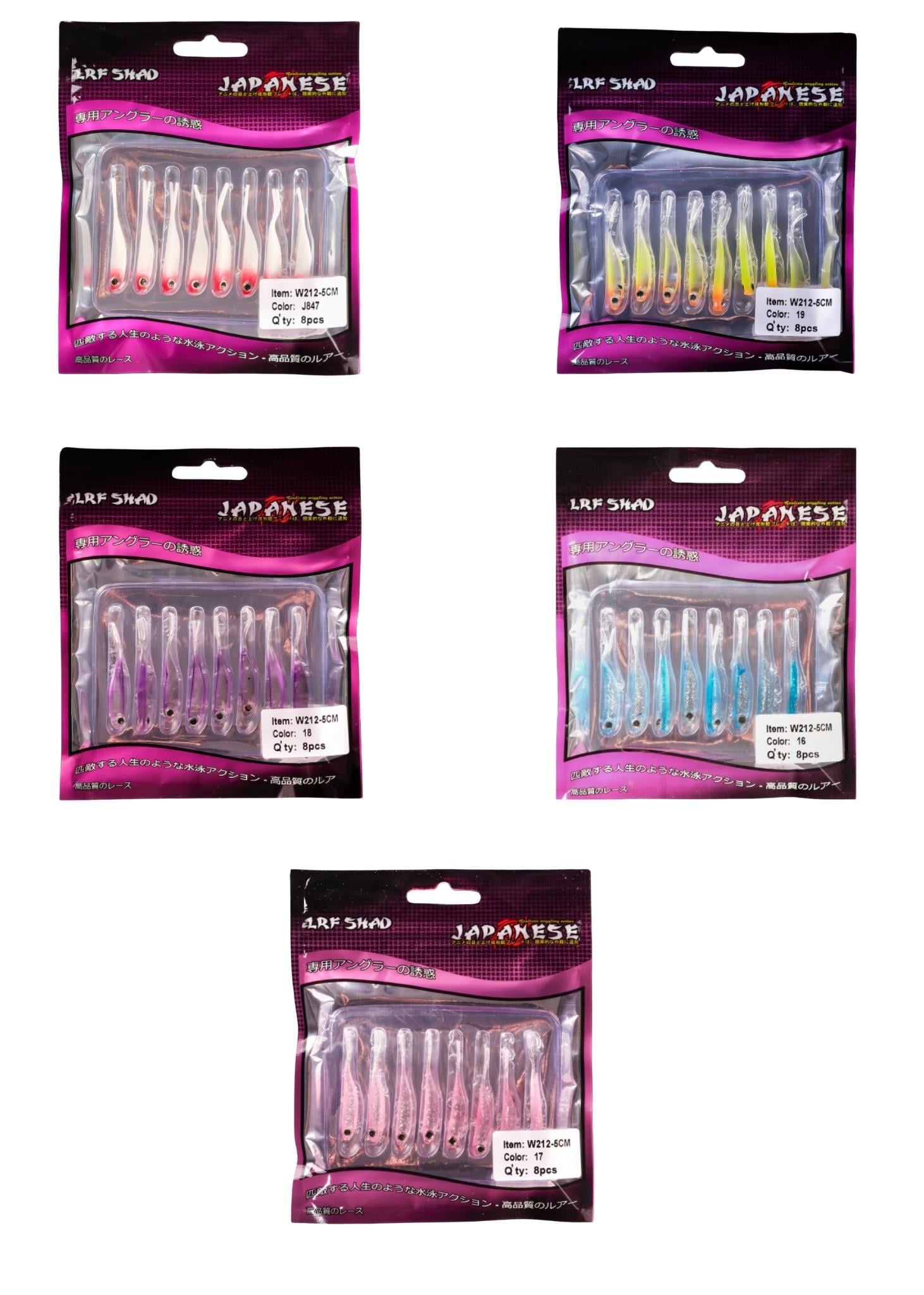 Japanese Sasi LRF Shad W212 Silikon Yem