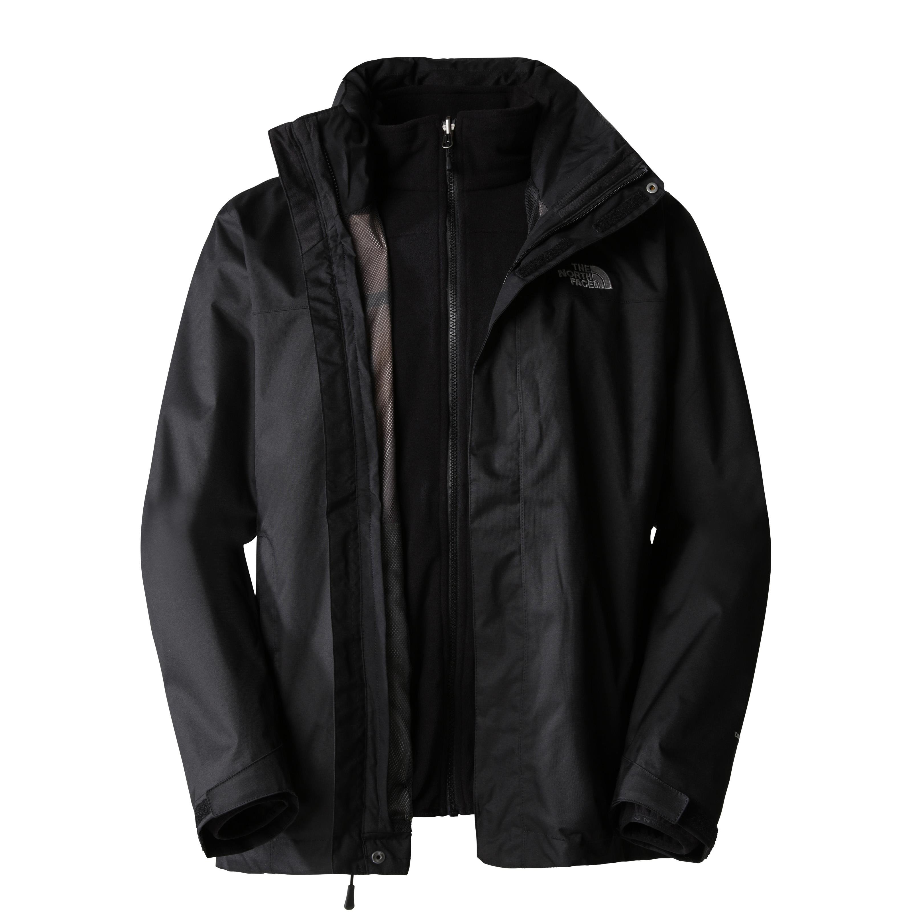 The North Face Evolve II Triclimate Jacket Erkek Mont Siyah
