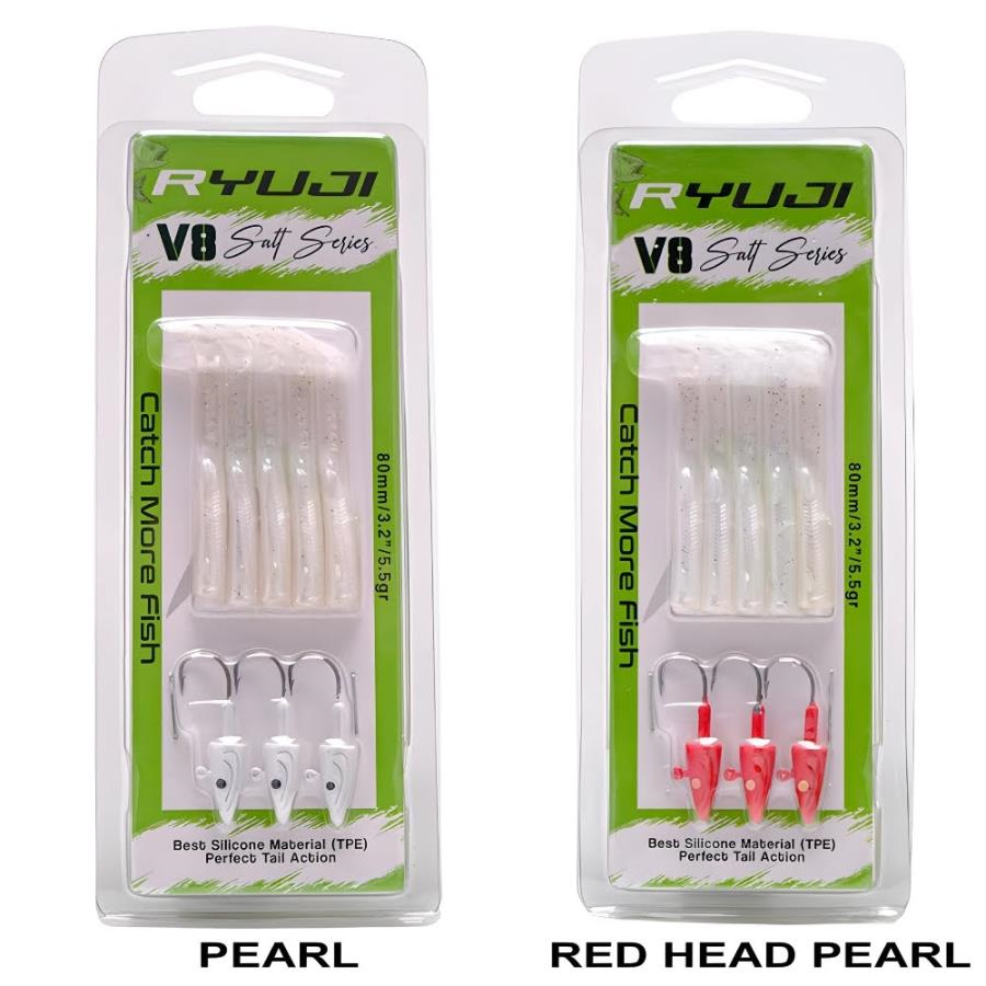 Ryuji V8 8cm 5.5gr Silikon Yem