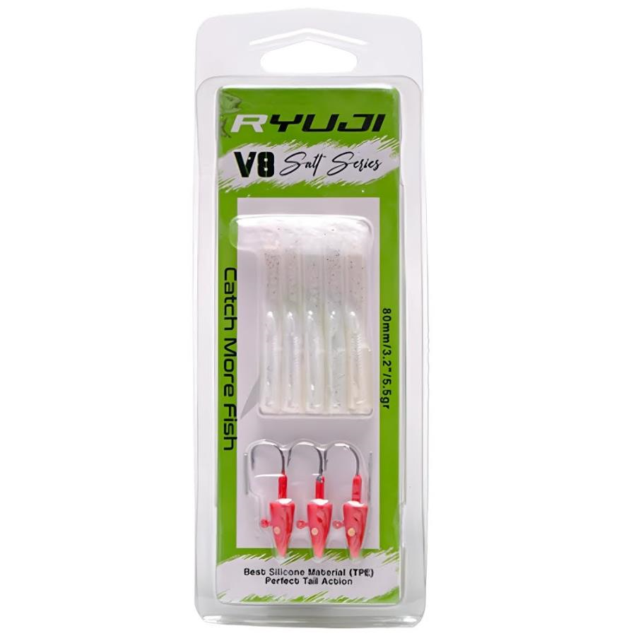 Ryuji V8 8cm 5.5gr Silikon Yem