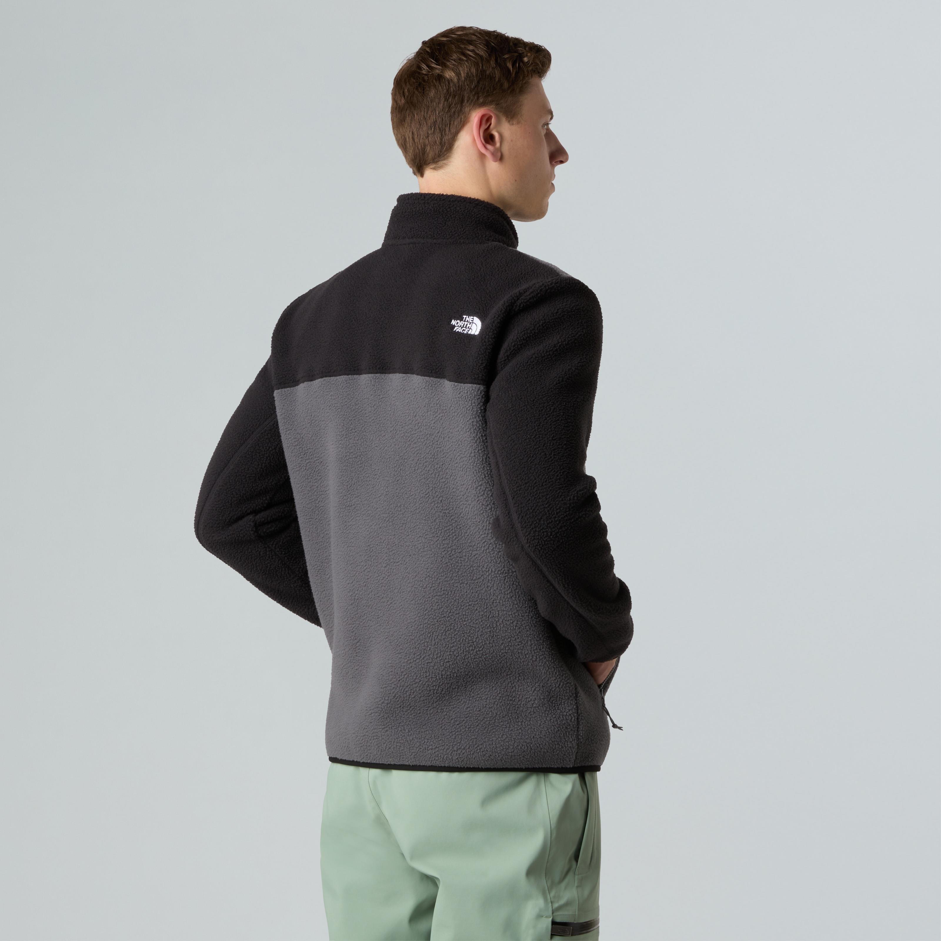The North Face Yumiori Erkek Tam Boy Fermuarlı Polar ANTHRACITE GREY 