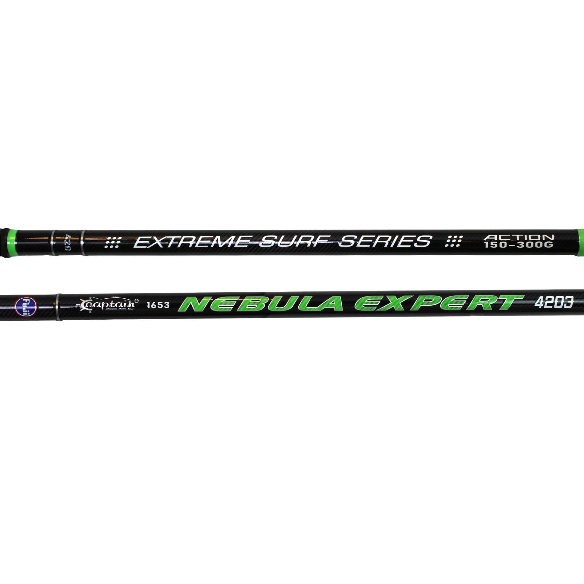 Captain 1653 Nebula Great Expert FUJİ 3 Parça Surf Kamış 425cm 300gr Atar
